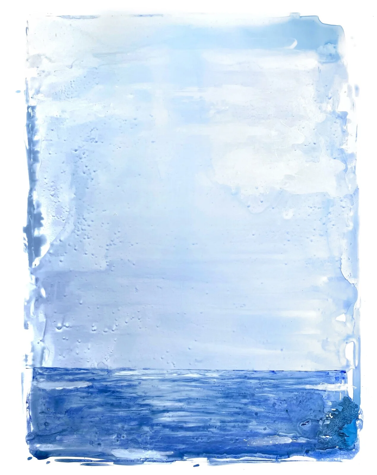 Akrylmålning BLUE SERENITY av Gustaf Tidholm