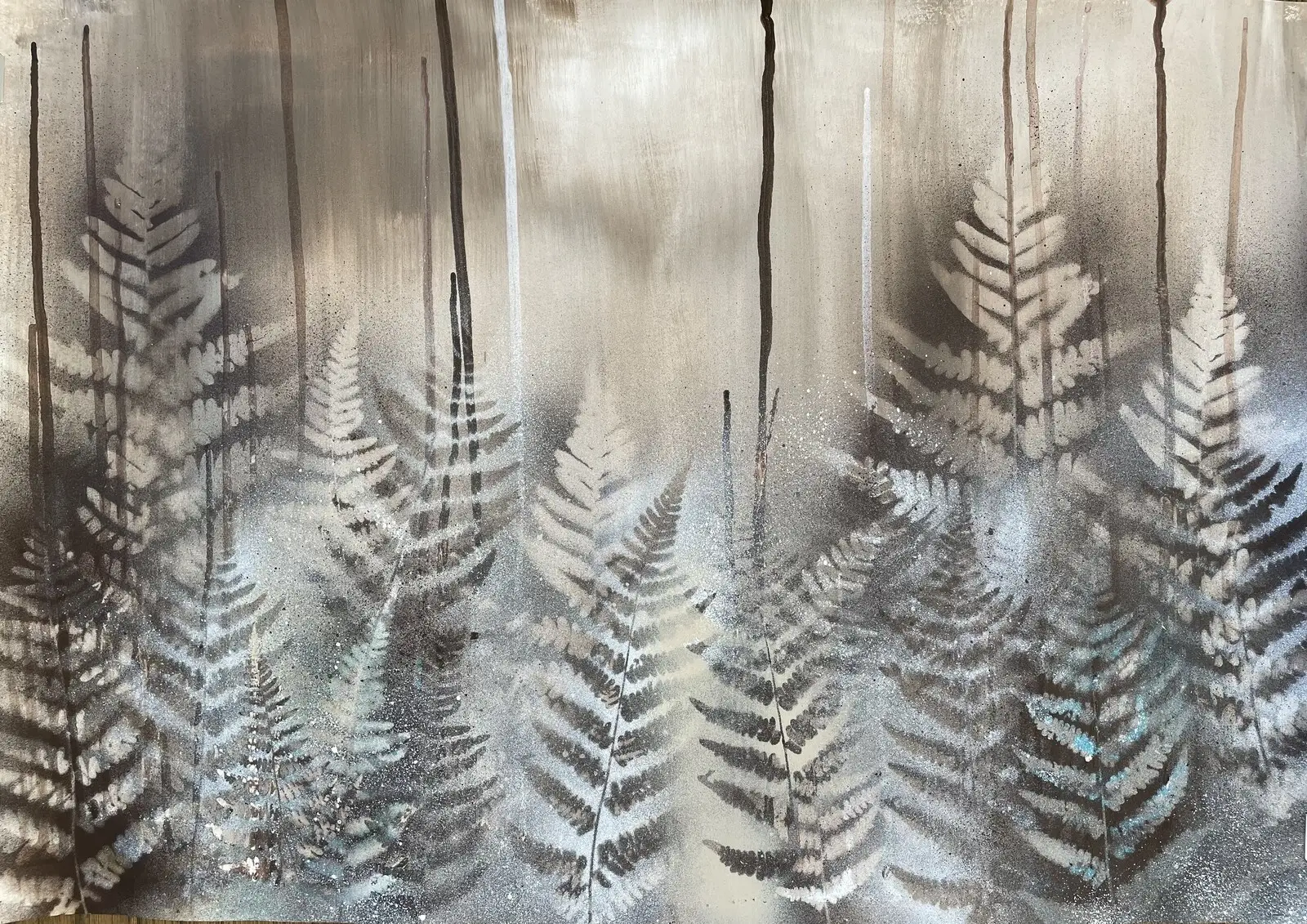 Akrylmålning Höst i skogen av Art By Lycke / Ann-Sofie Lycke