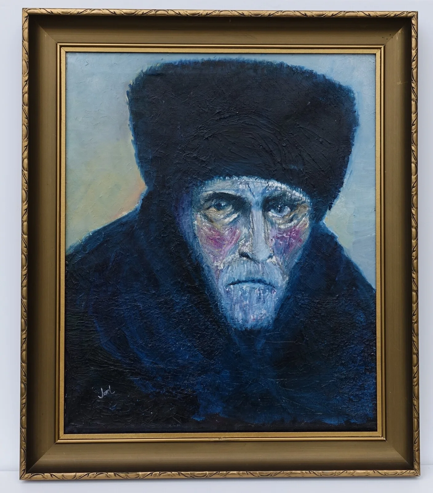 Oljemålning Köld av Jarl Johansson