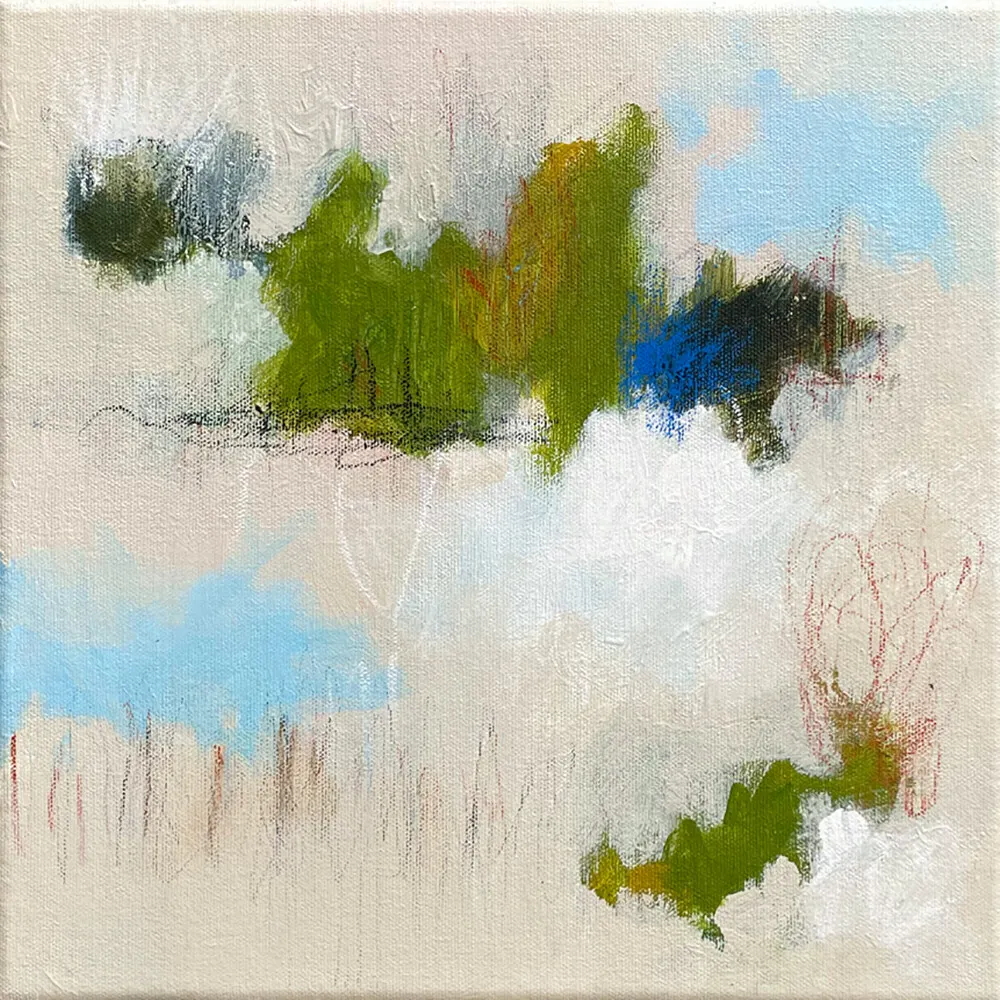 Akrylmålning Untitled av Henrik Stierna