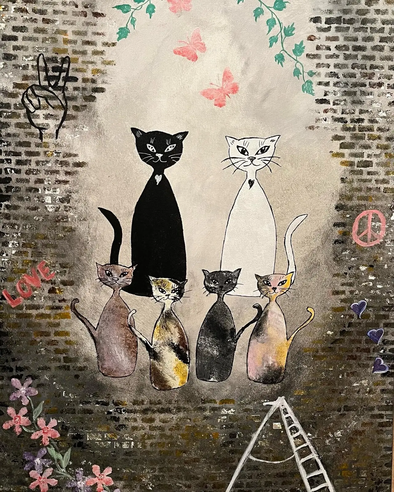 My lovely catfamily av Amie Norrman Söderman