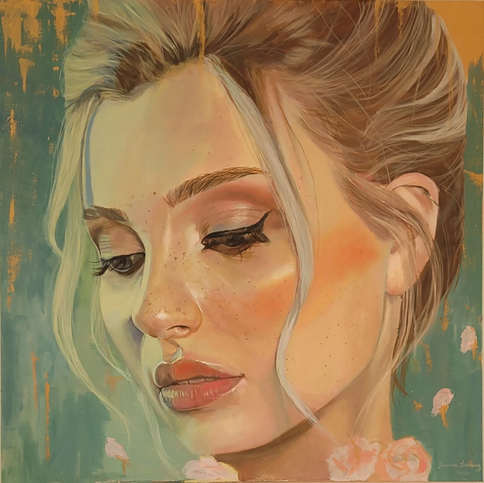 Akrylmålning Blossom av Susanna Lindberg
