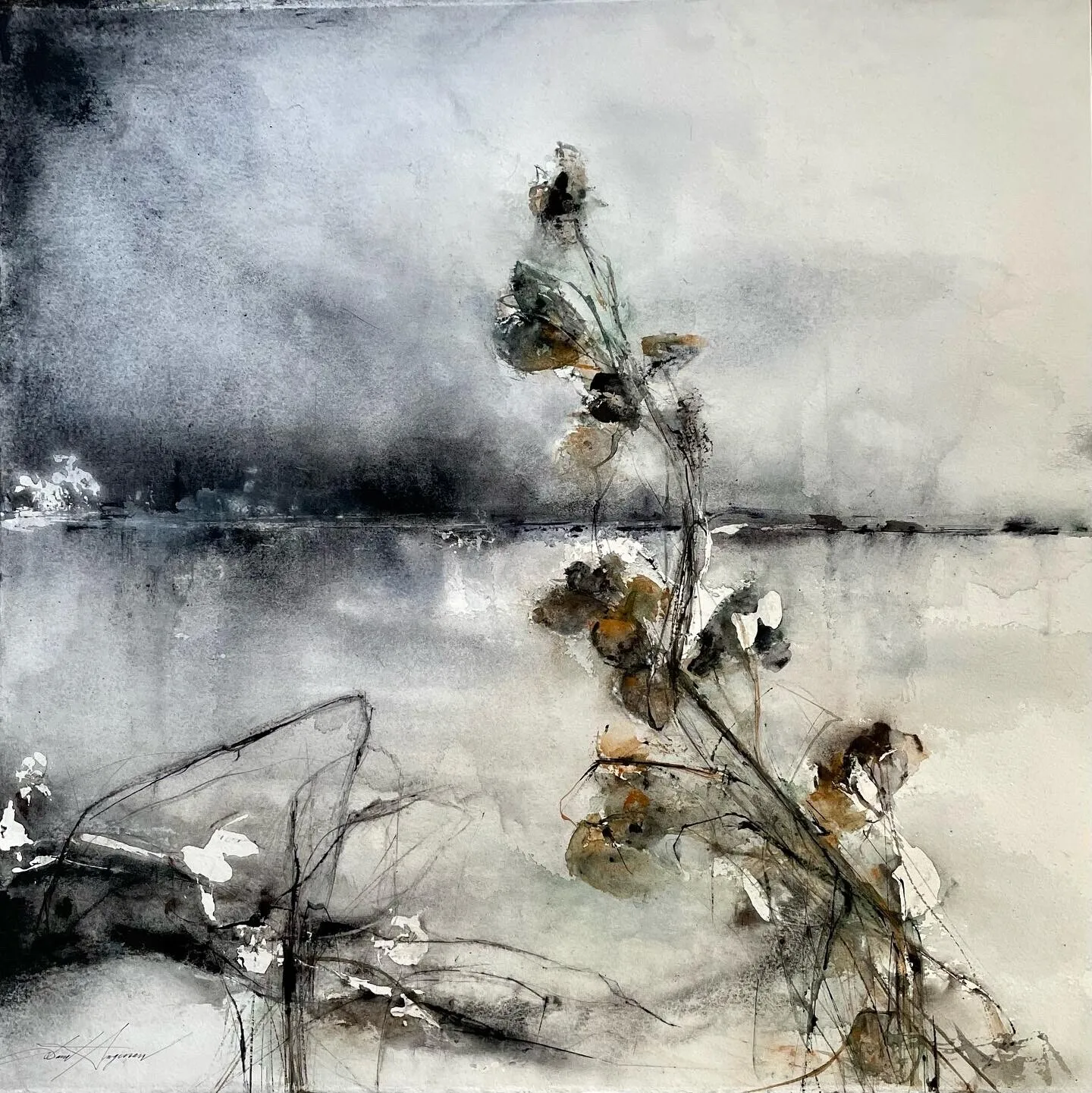 Akvarell Calming vibes av Dana Ingesson
