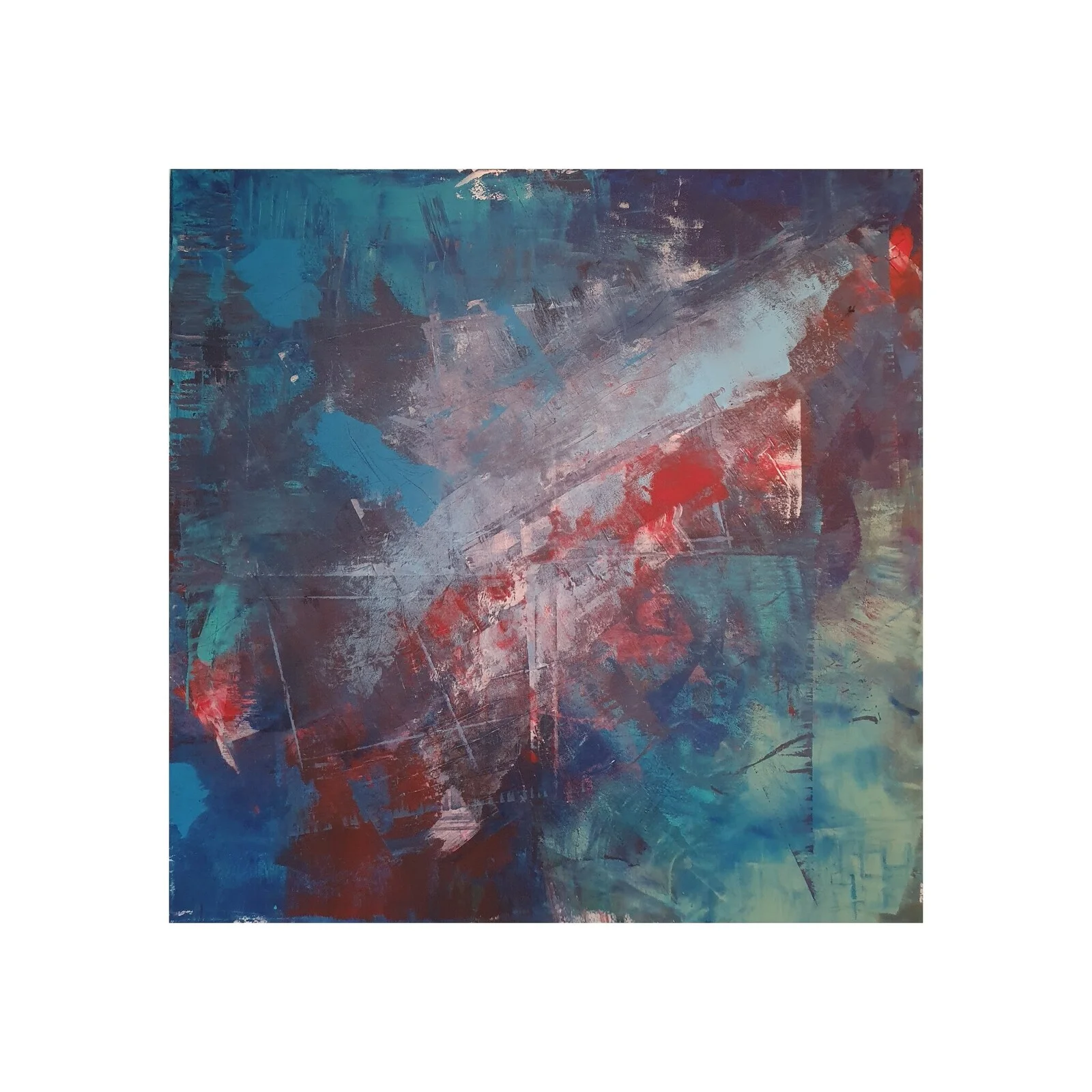 Akrylmålning Ballena av Judith Vitense