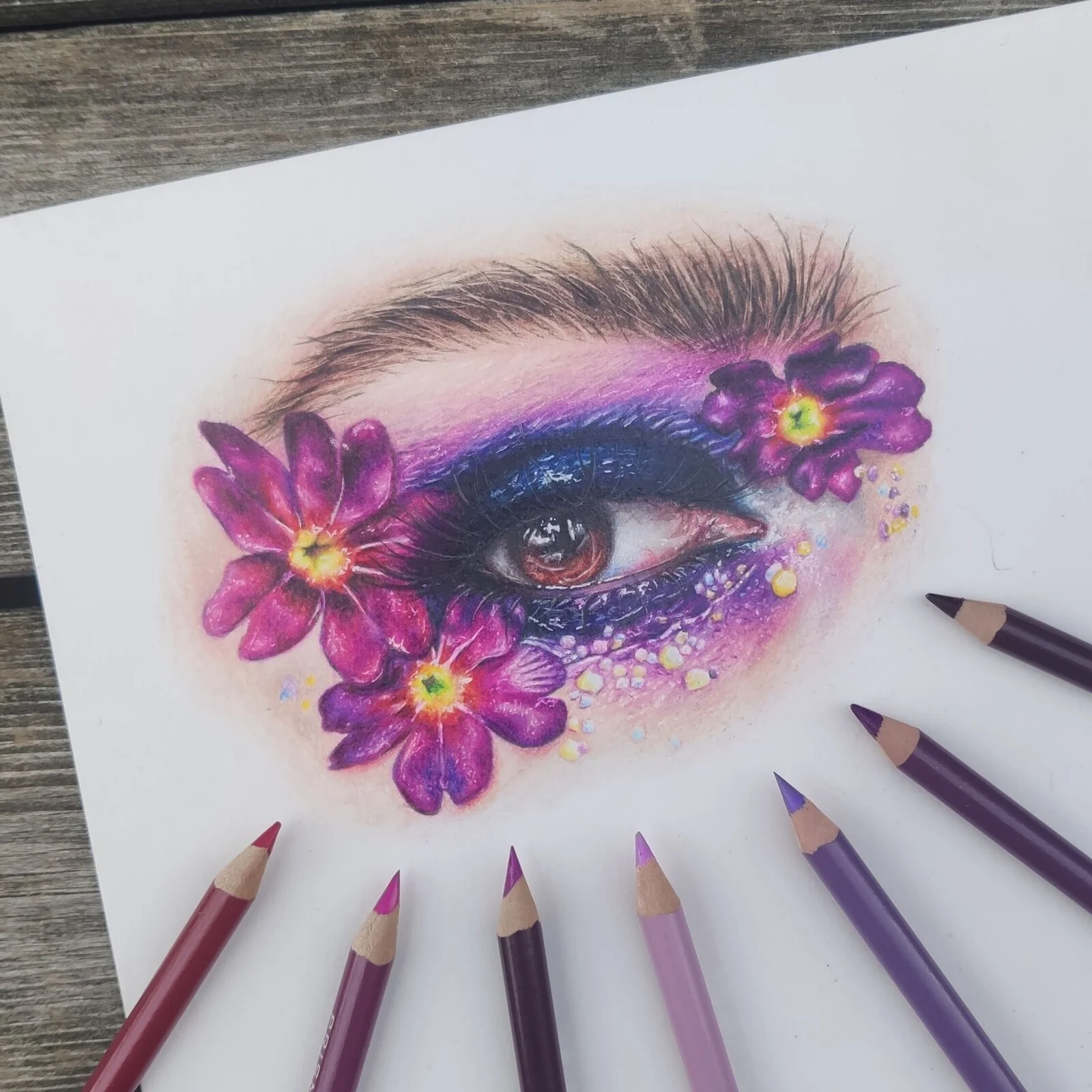 Eye study av Kristina Cernova