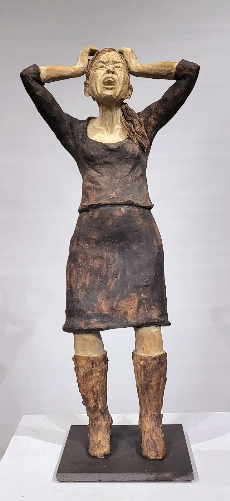 Skulptur Frustration av Annika Rehn