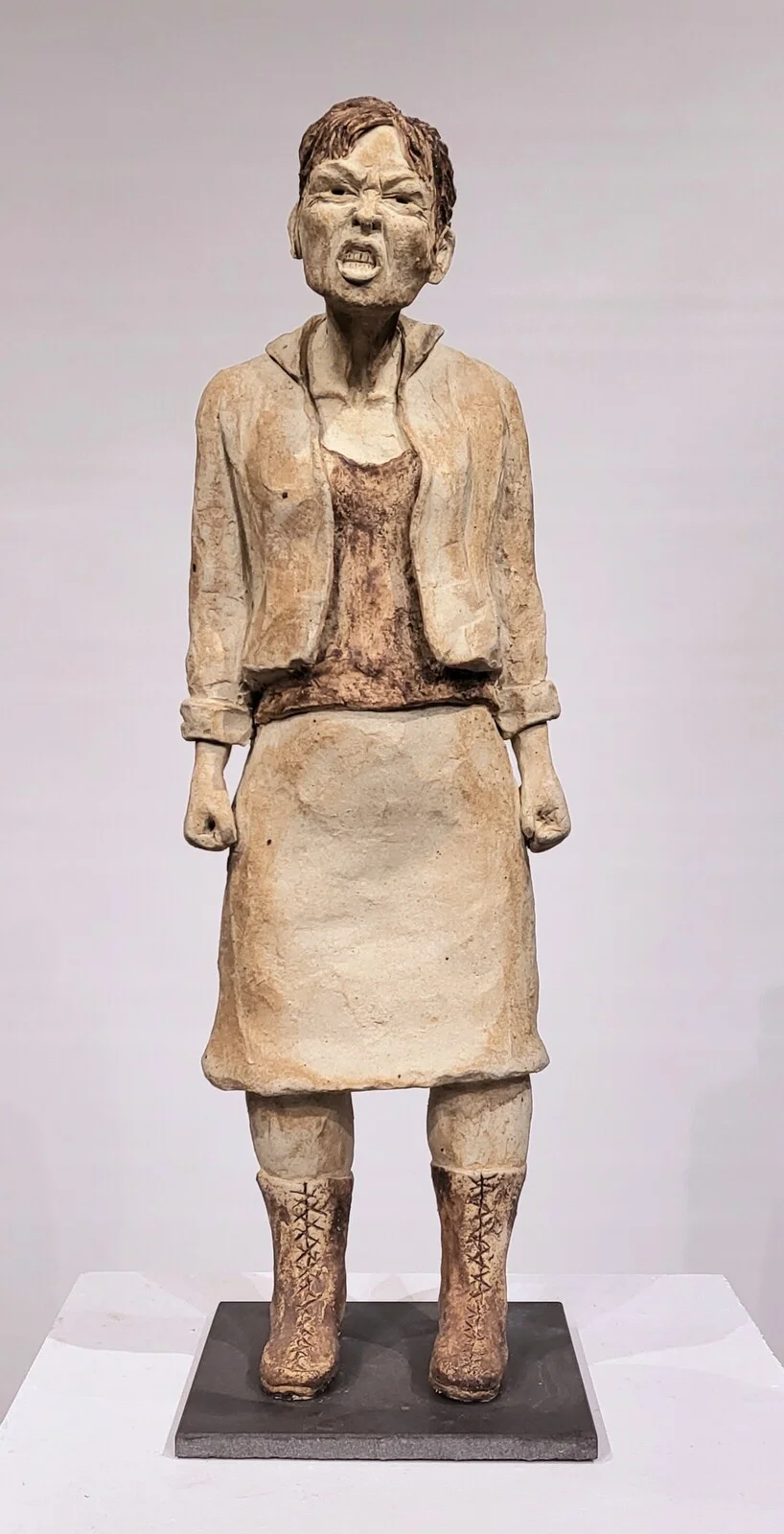 Skulptur Ilska av Annika Rehn
