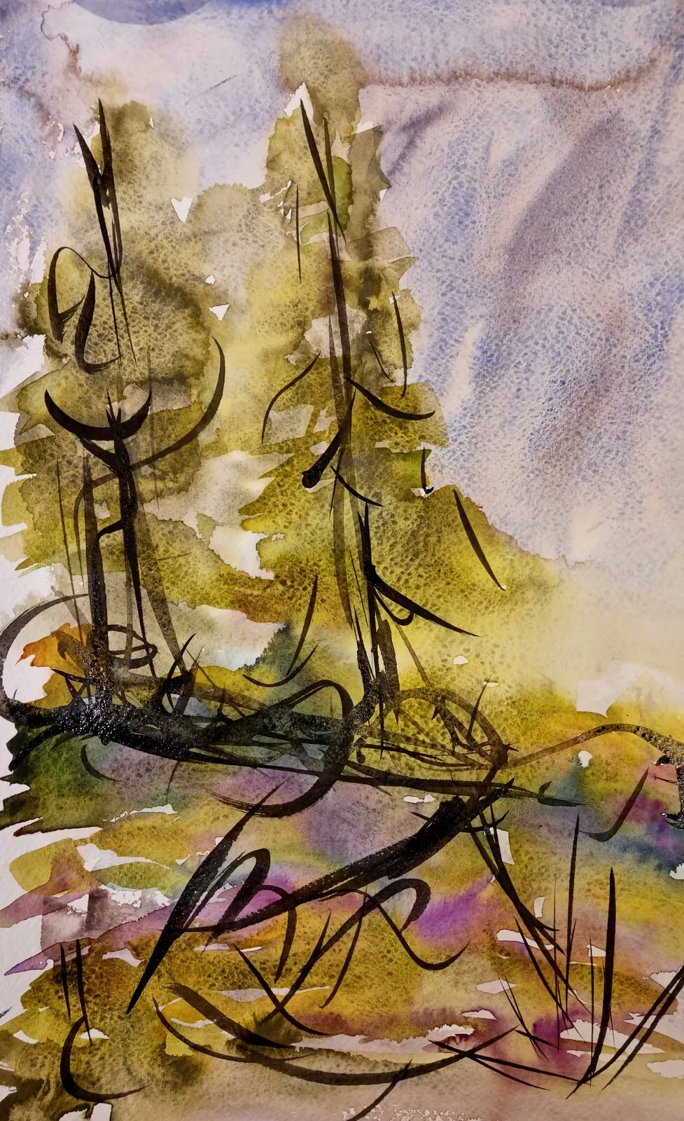 Akvarell av Åsa Edlund