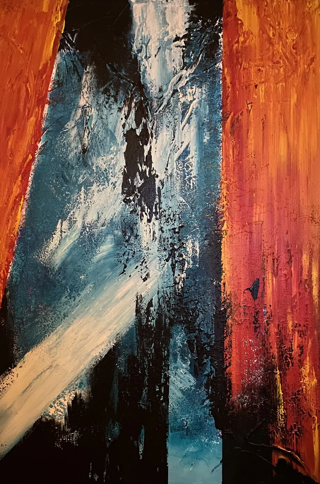 Akrylmålning Pompeji av Nicklas Kristiansen