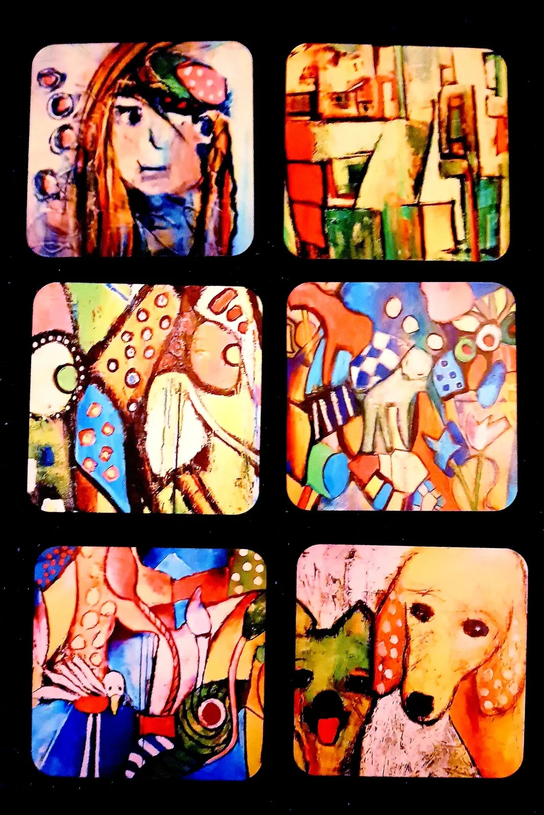 Coasters av Birgitta Jonsson Bijon Art