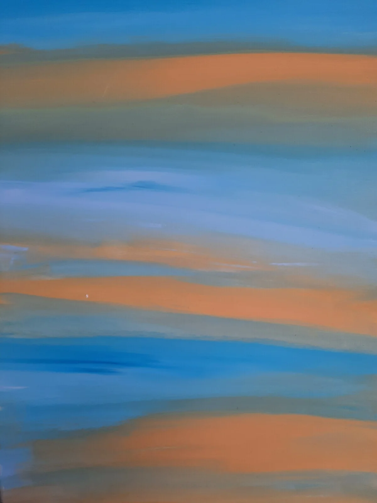 Akrylmålning Waves in sunlight av Ylva Olofsson