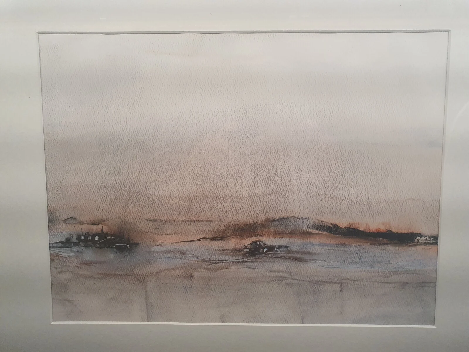 Akvarell Mountain dew av Margareta Våhlin