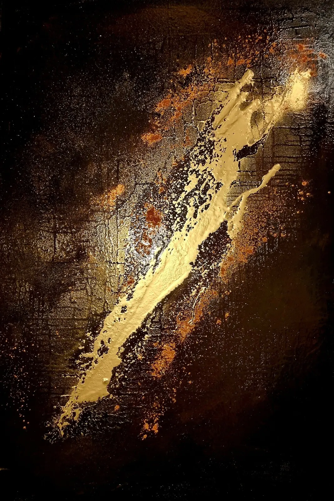 Akrylmålning Galaxen av Inna Ahlström
