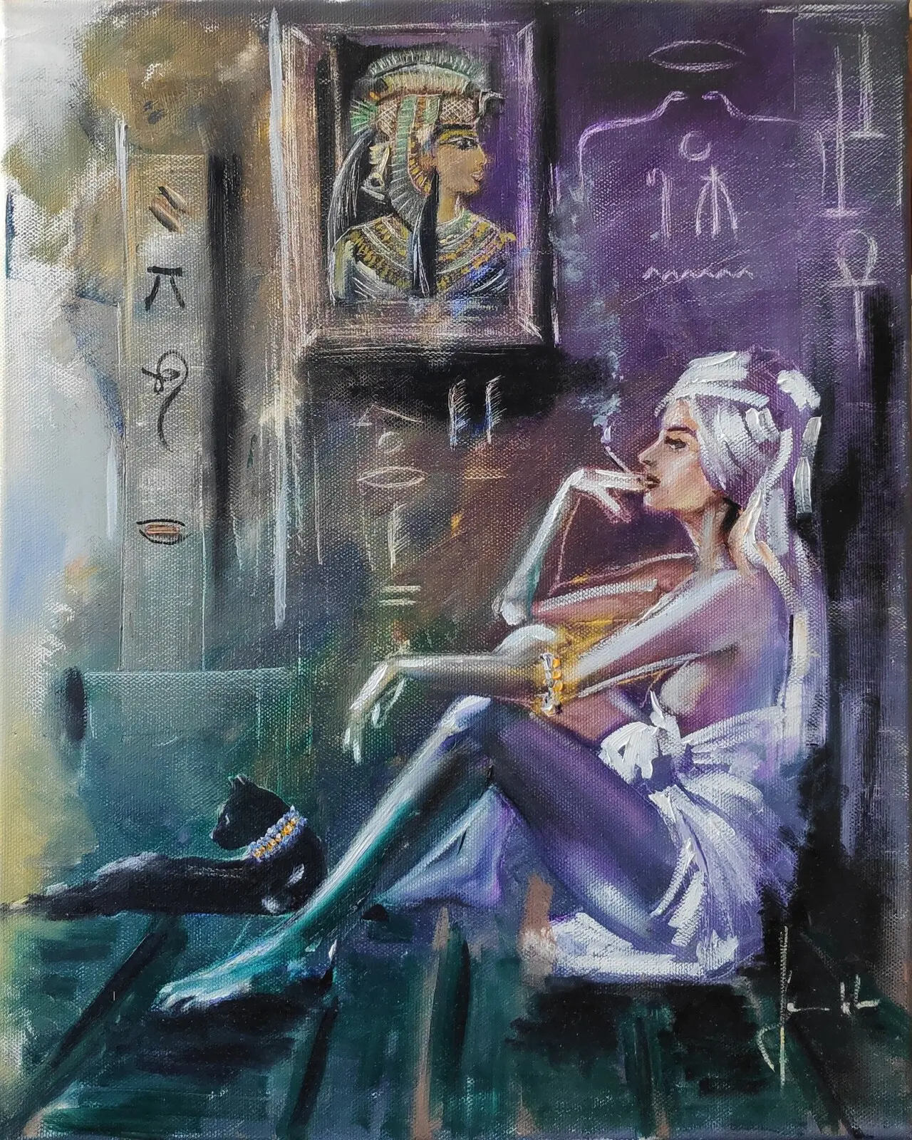 Oljemålning Minne från ett tidigare liv-2 av Igor Fominykh