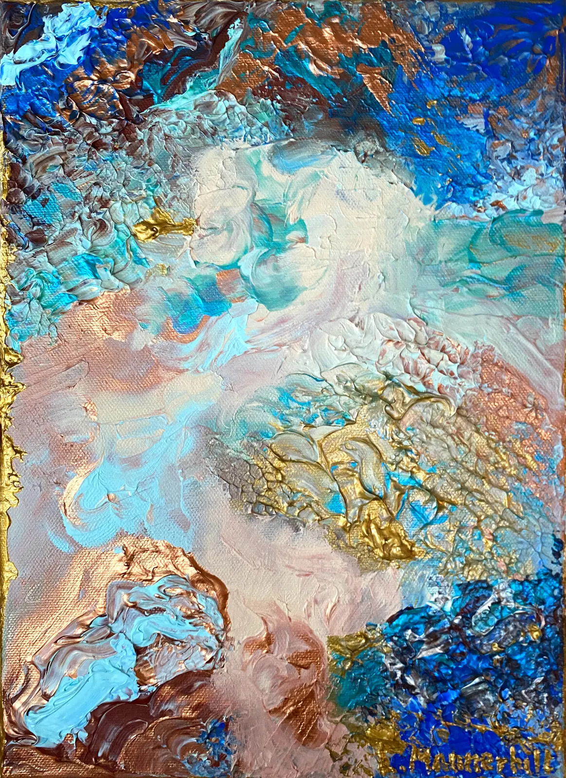 Akrylmålning Serenity av Lizette Mannerhill