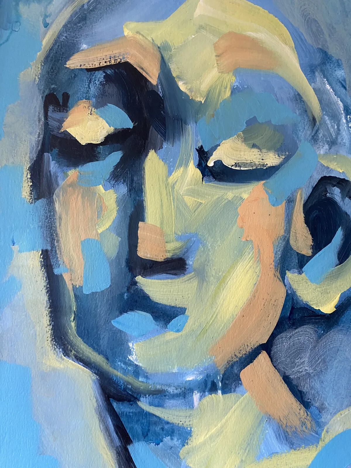 Akrylmålning No title av Tetiana Cherniavska