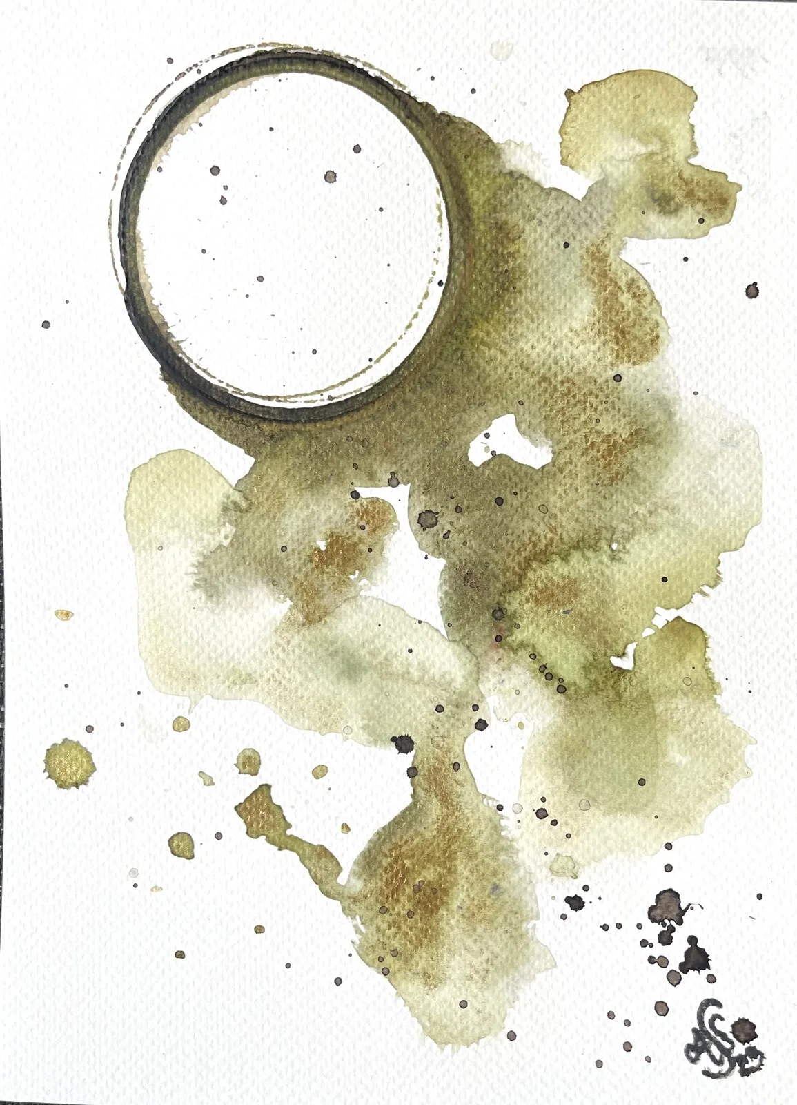 Akvarell B av Ann-Sofie Stjernkvist