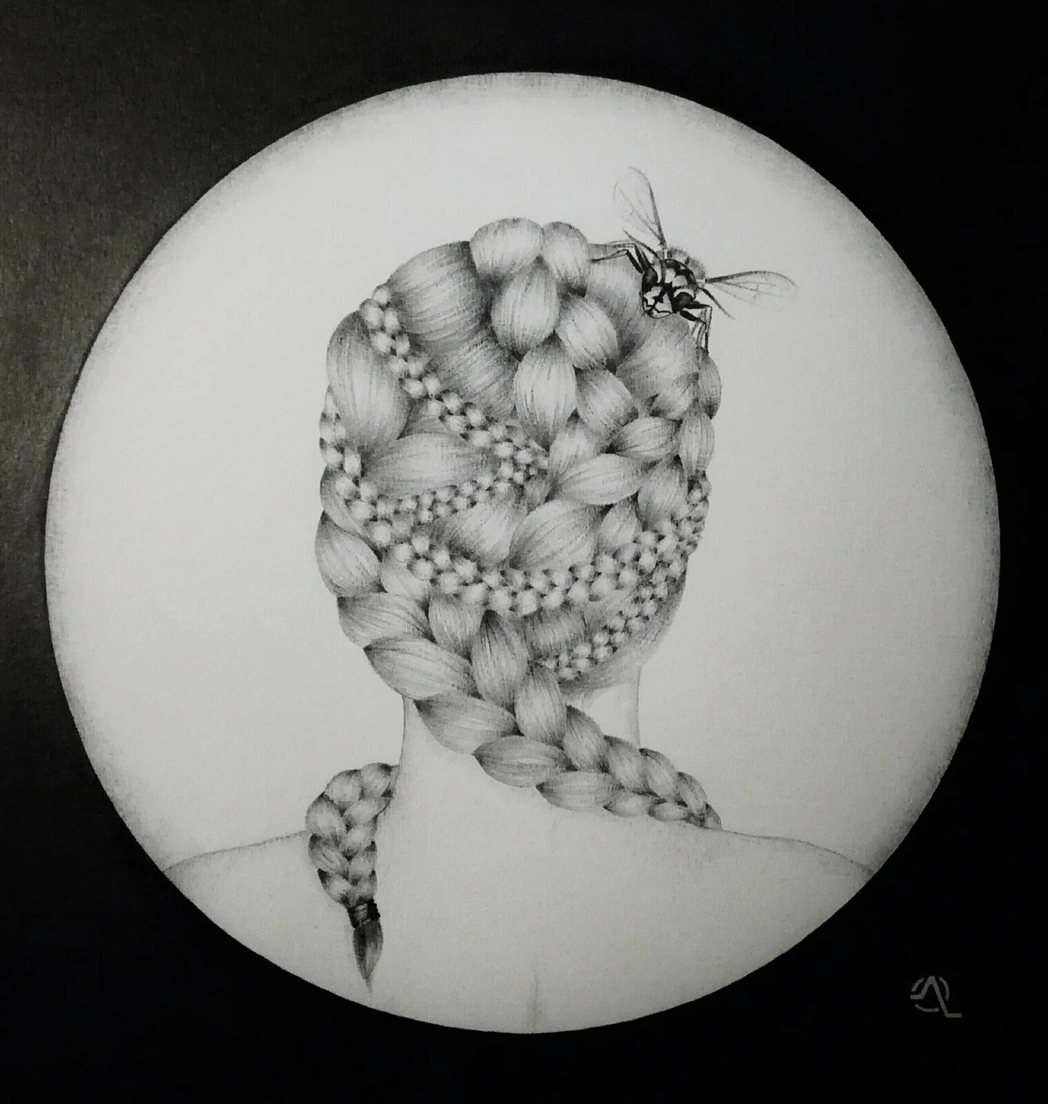 Håruppsättning med geting av Åsa Ekman