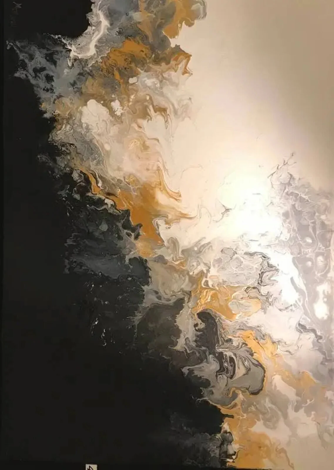 Akrylmålning Wild and Crazy 1 av Marilyn Miller