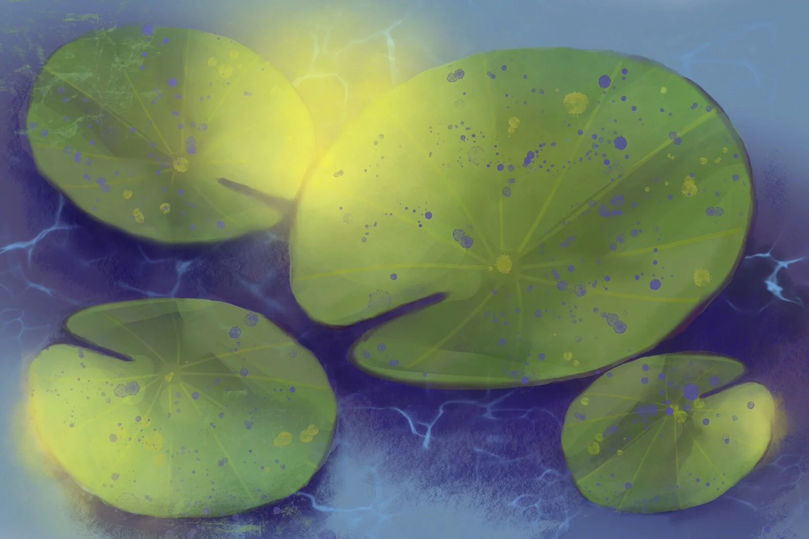 Lotus blad av Lilian Jansson