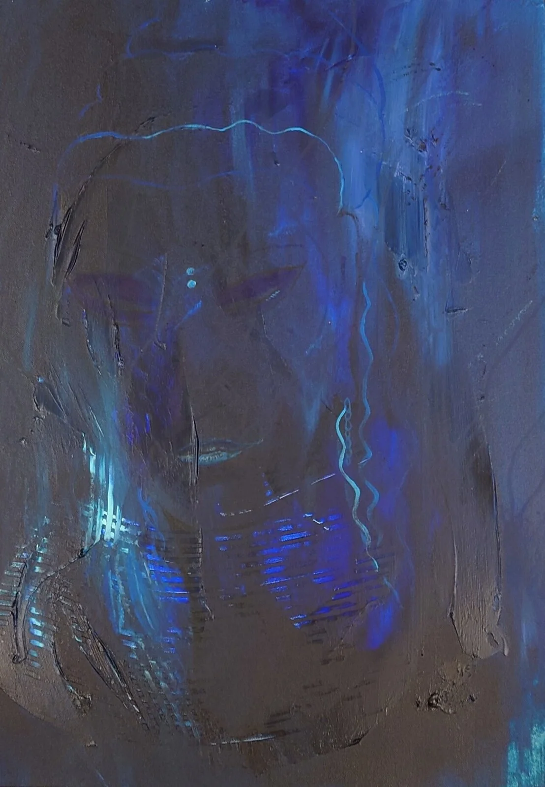 Blue Nefertiti /Soulwarrior 2 av BHJ - Birgitta Helena Järnåker