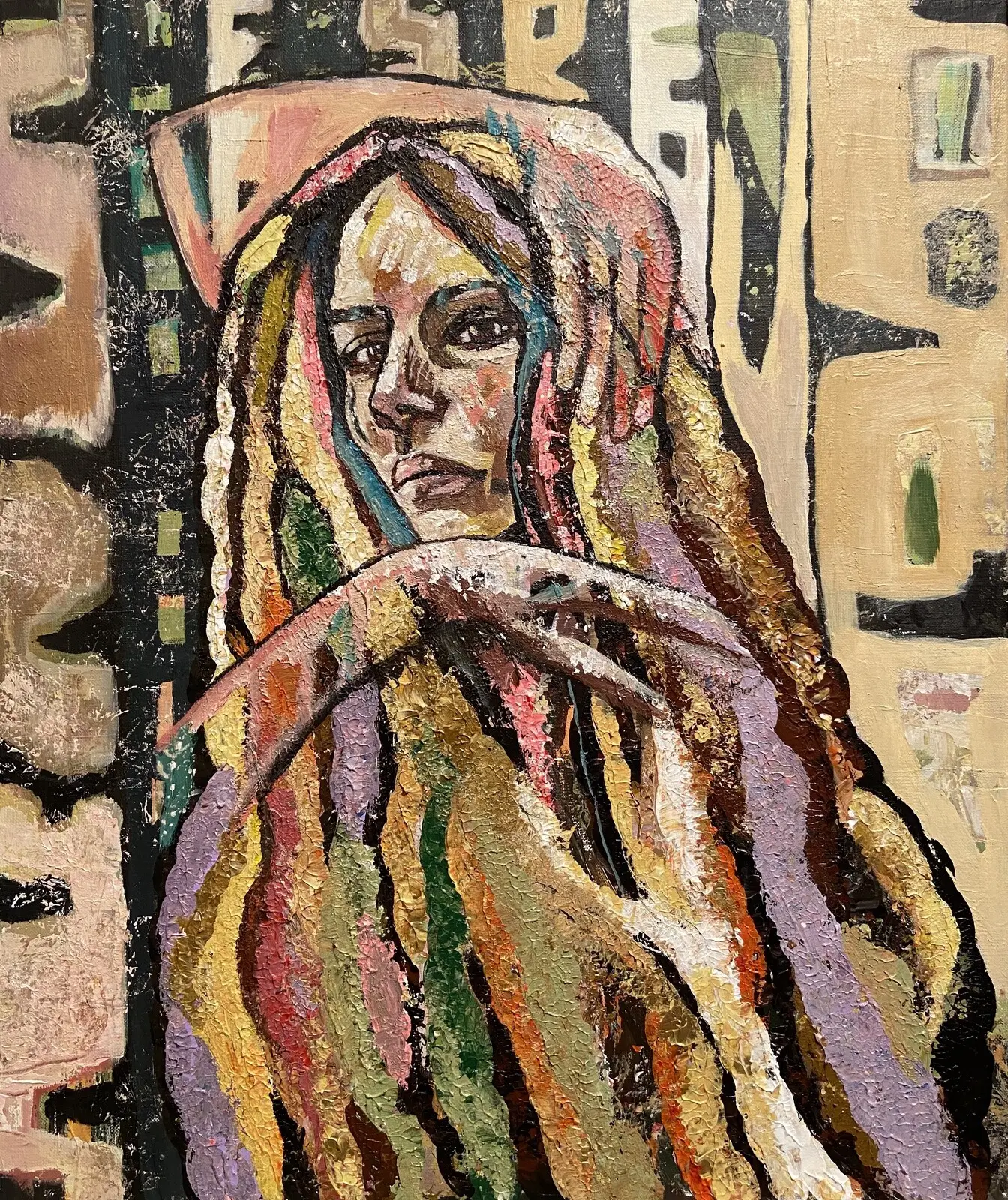 Akrylmålning av Linda Eklund