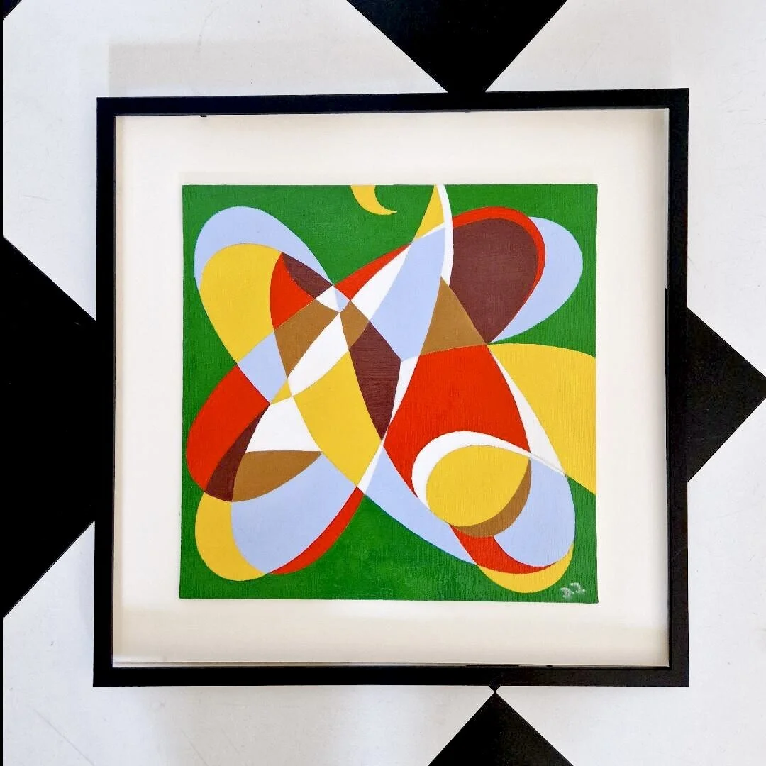 Akrylmålning They say it's spring av Dina Johnsen