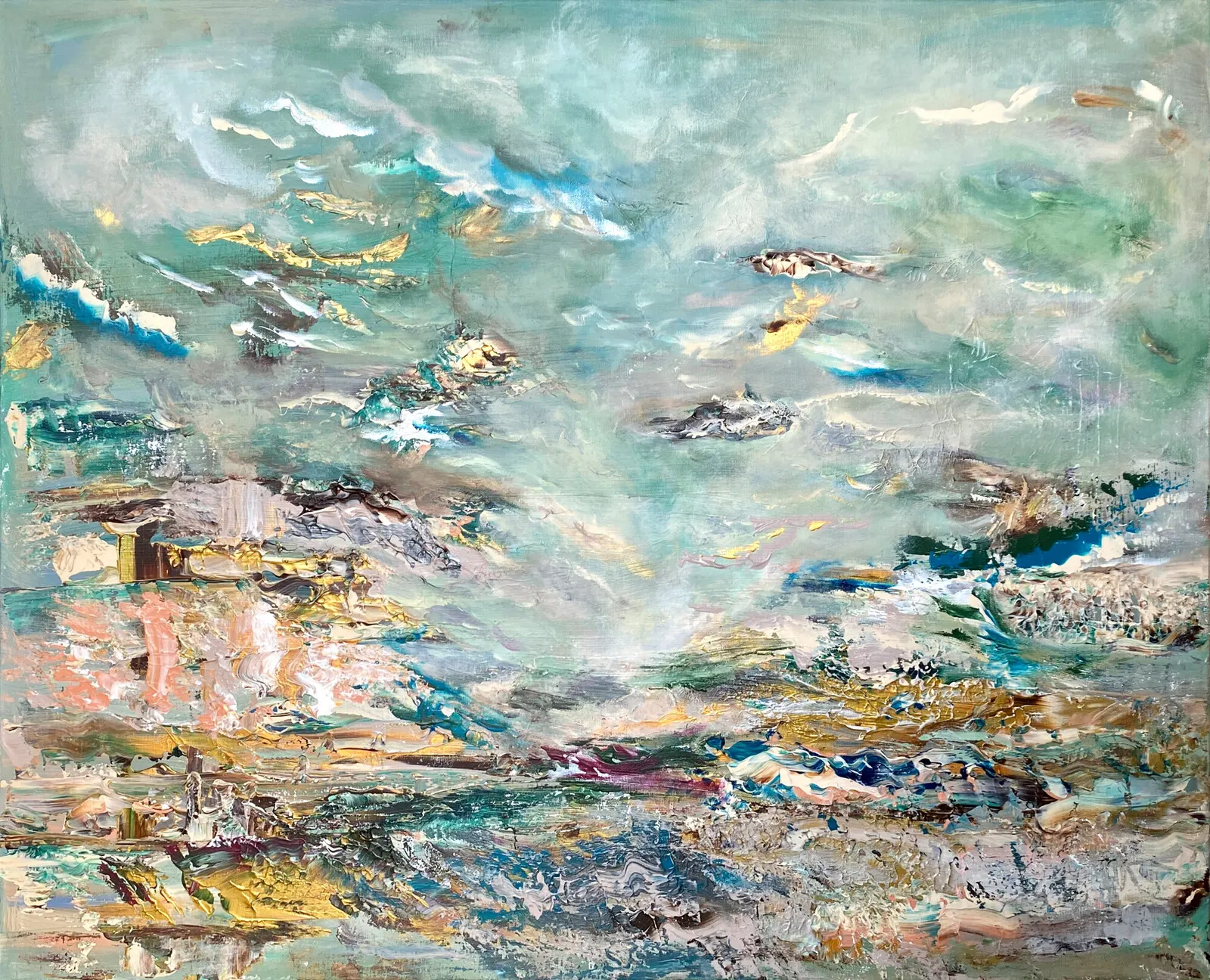 Akrylmålning Wonderland av Lizette Mannerhill