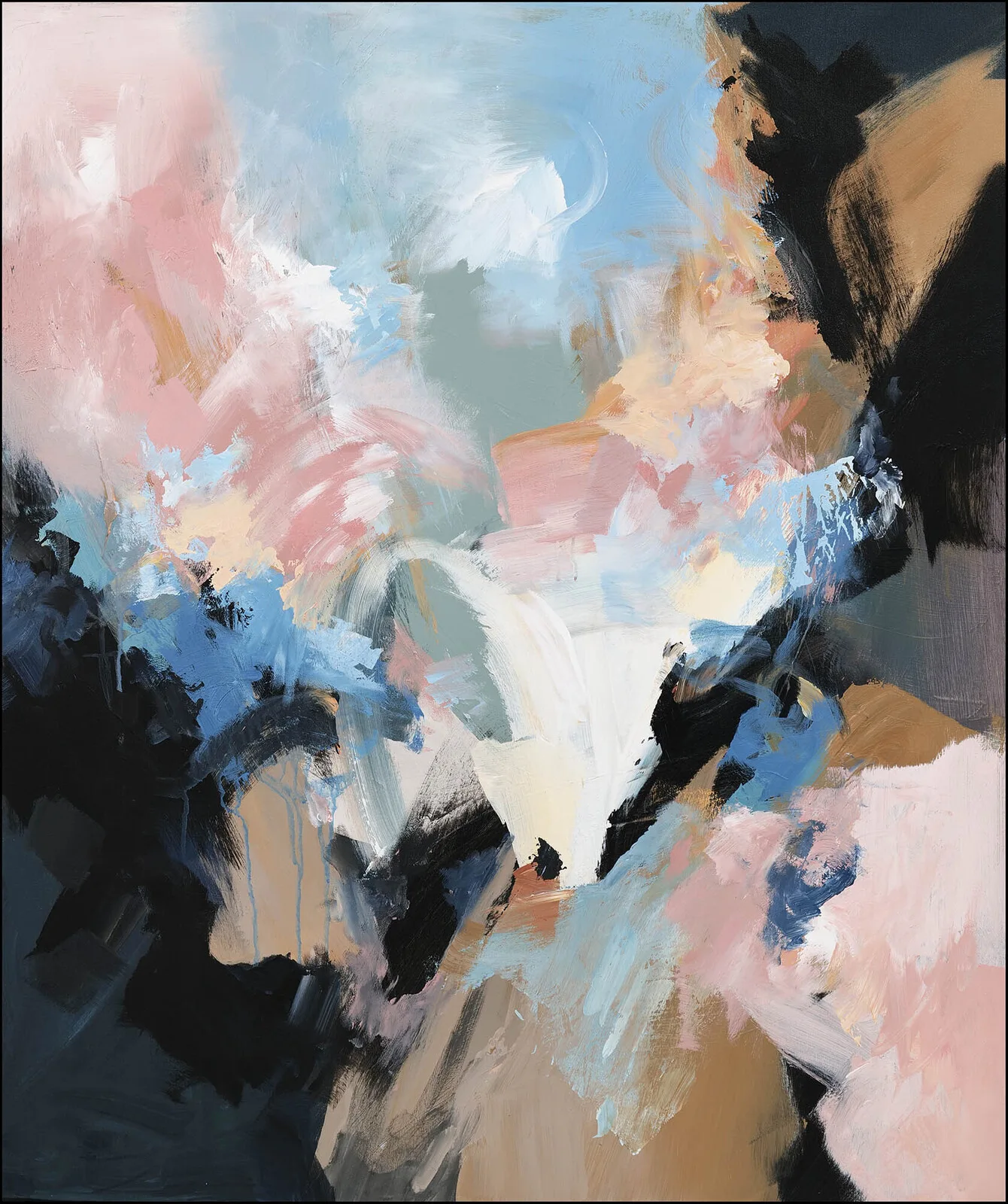 Akrylmålning Abstract no 2317 av Tomas Hammar
