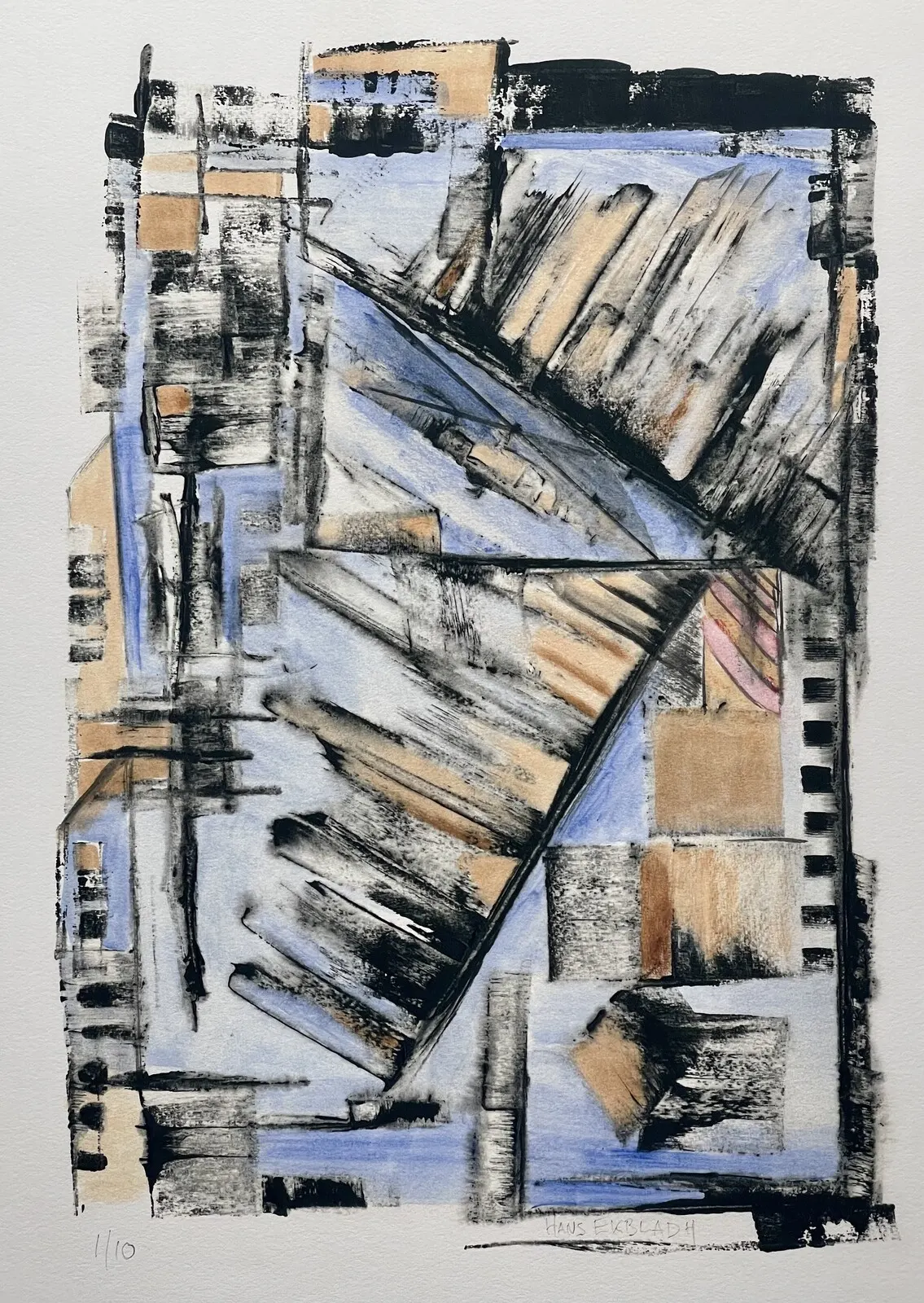 Akrylmålning Skyline av Hans Ekbladh