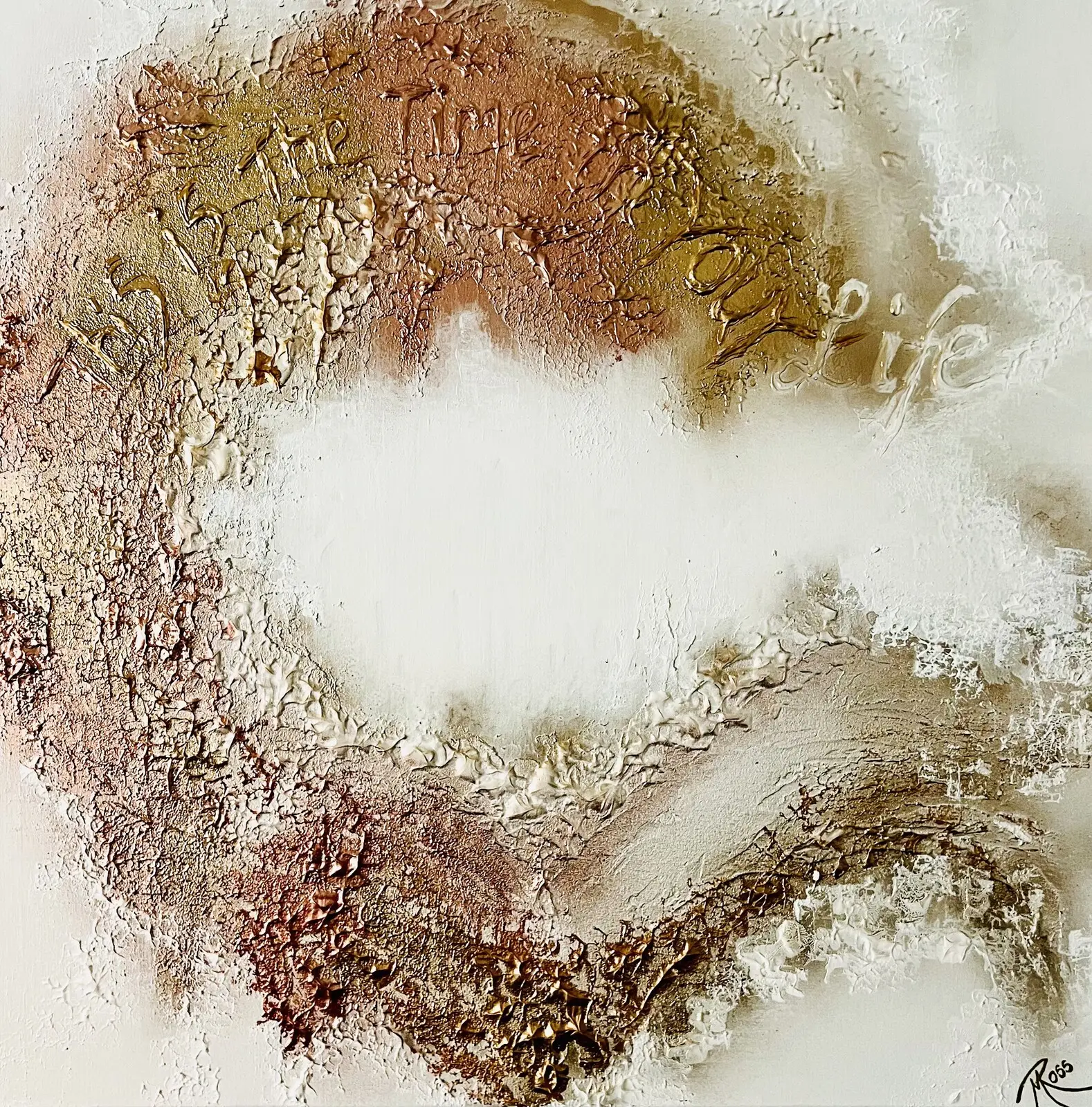 Akrylmålning Follow Your Heart av Mette Ross