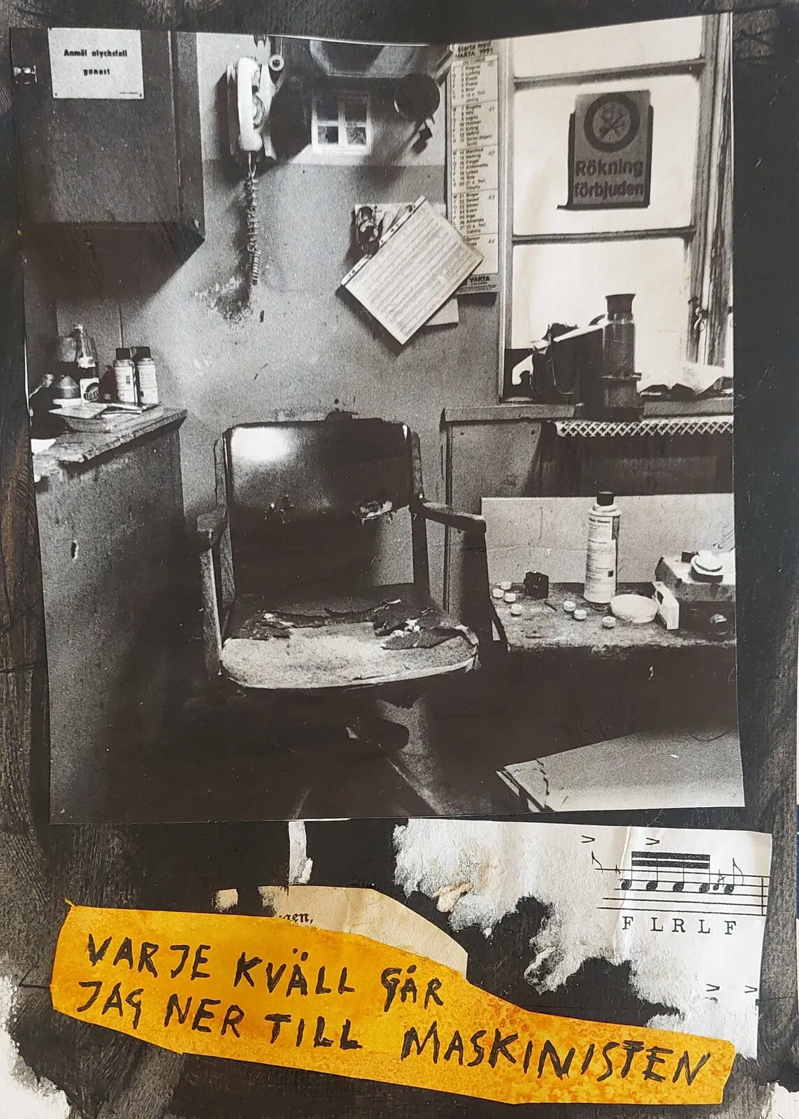 Varje kväll går jag ner till maskinisten (Thåström) av Mikael Jonsson