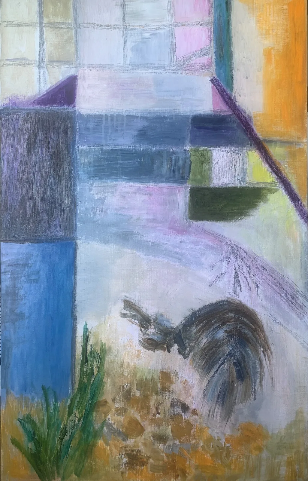 Oljemålning Färgklanger av Sara Berlin