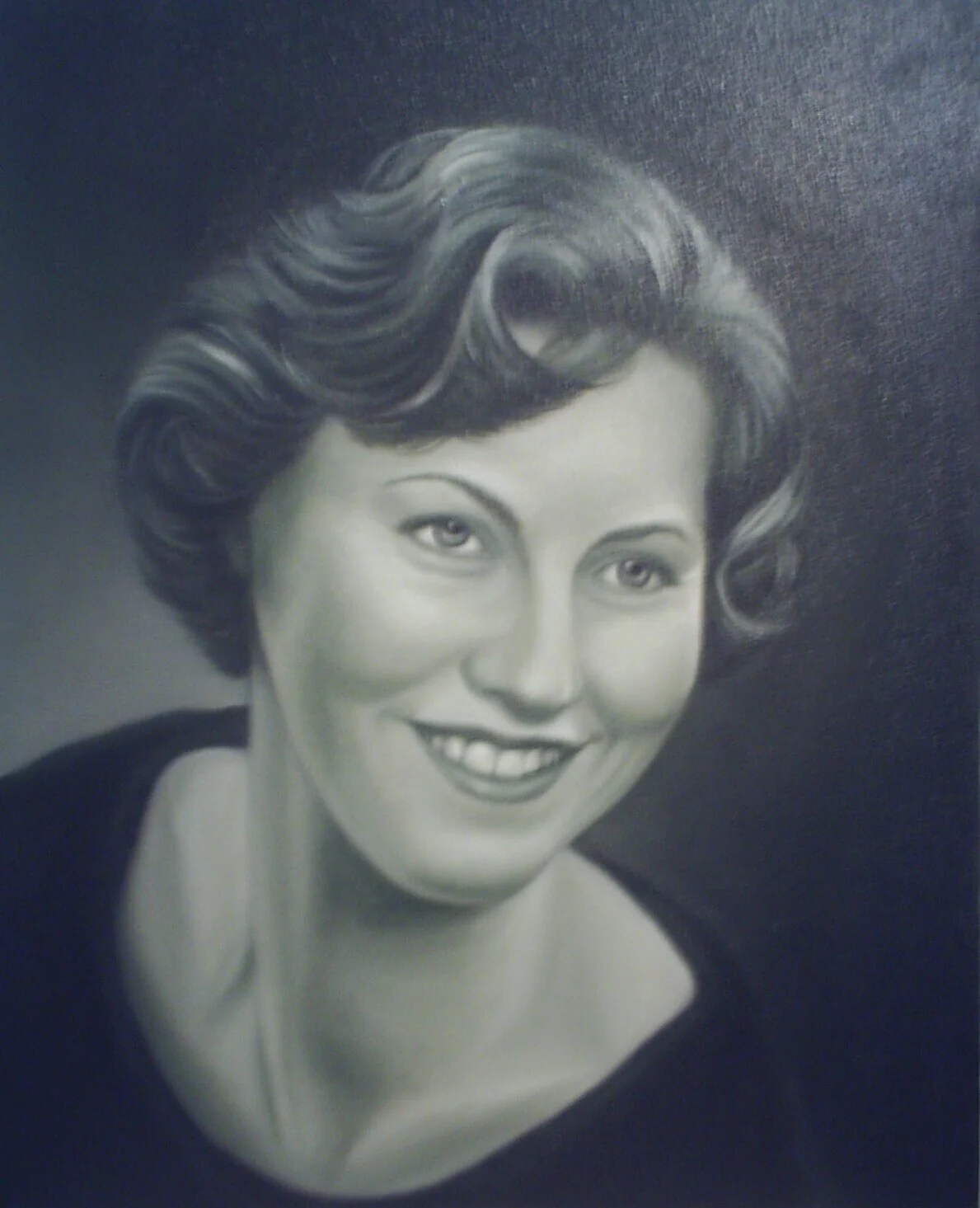 Oljemålning Den yngre Barbro av Eline Viana Menezes Bragd