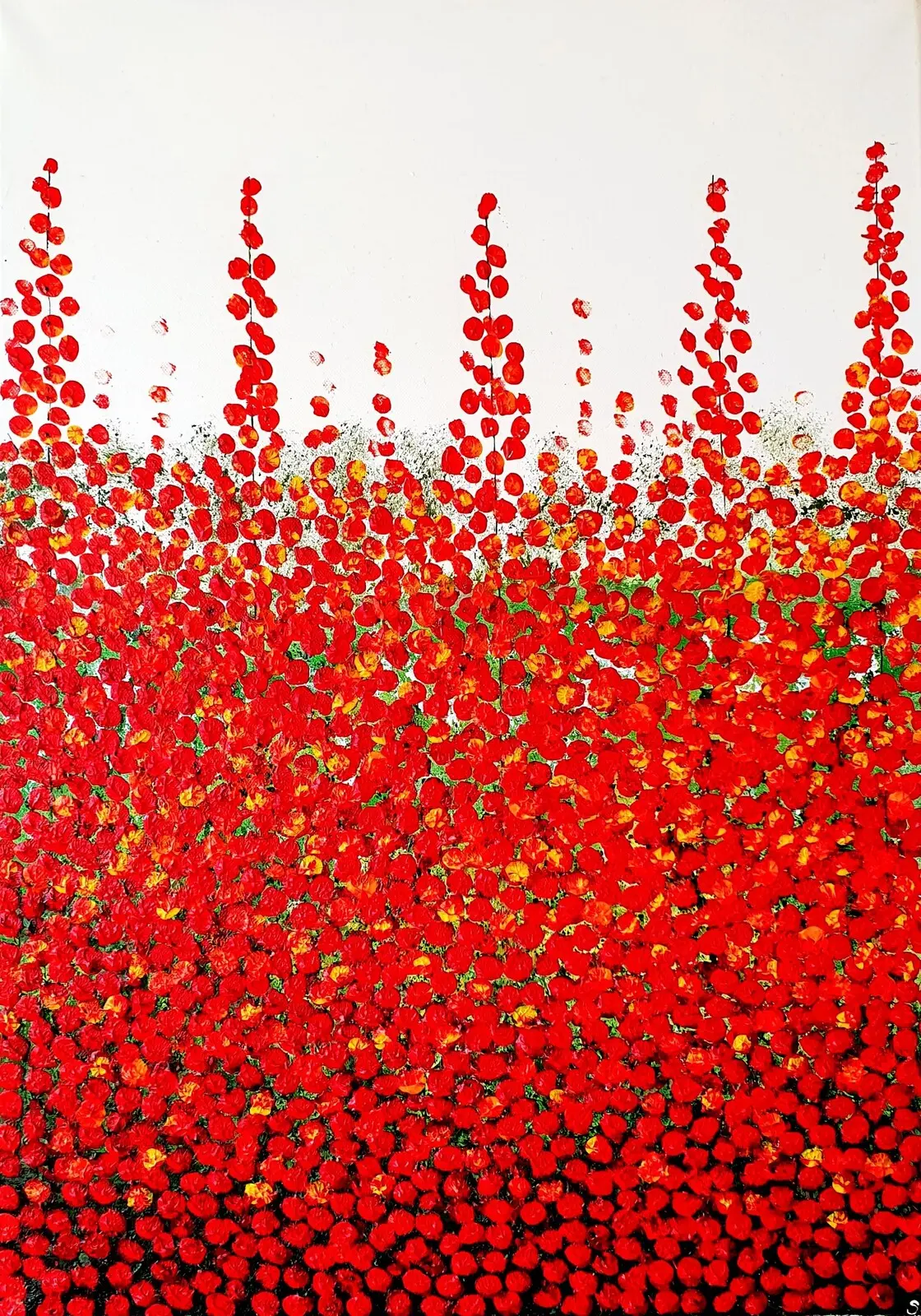 Blomsterbädd #5 av Stina G Olsson