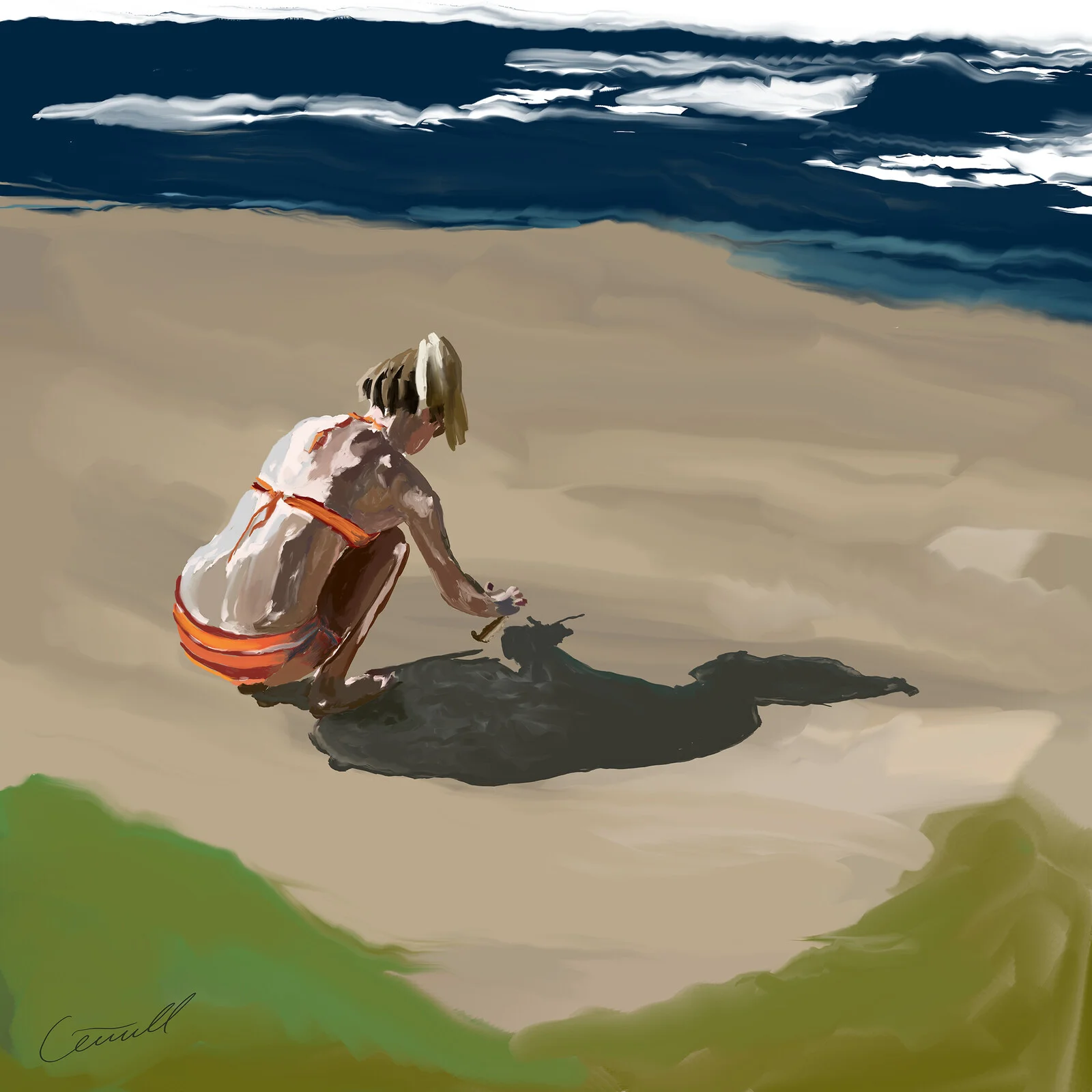 The Bather av Mikael Gjörwell