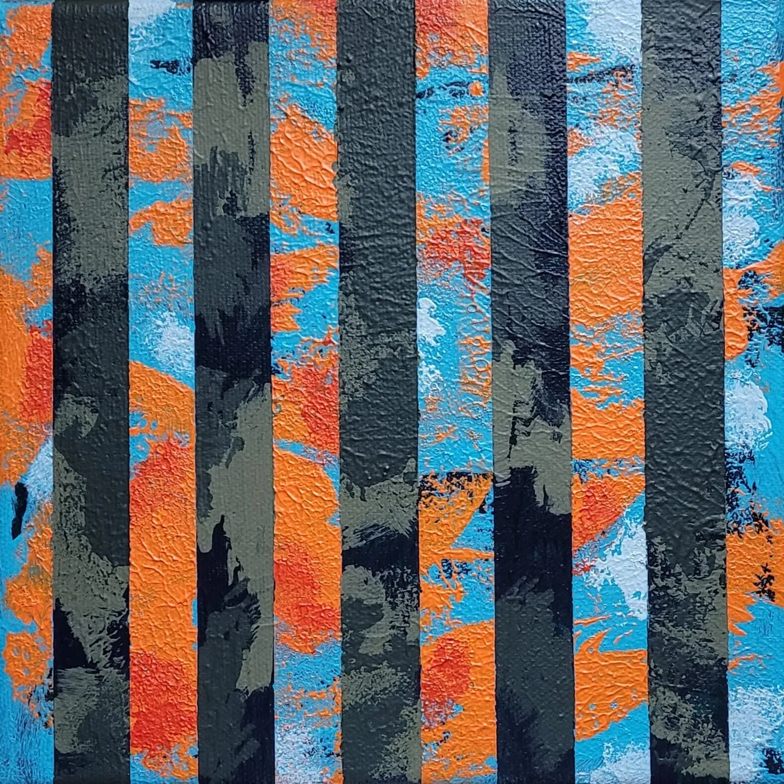 Akrylmålning Utan titel av Johan Agborg