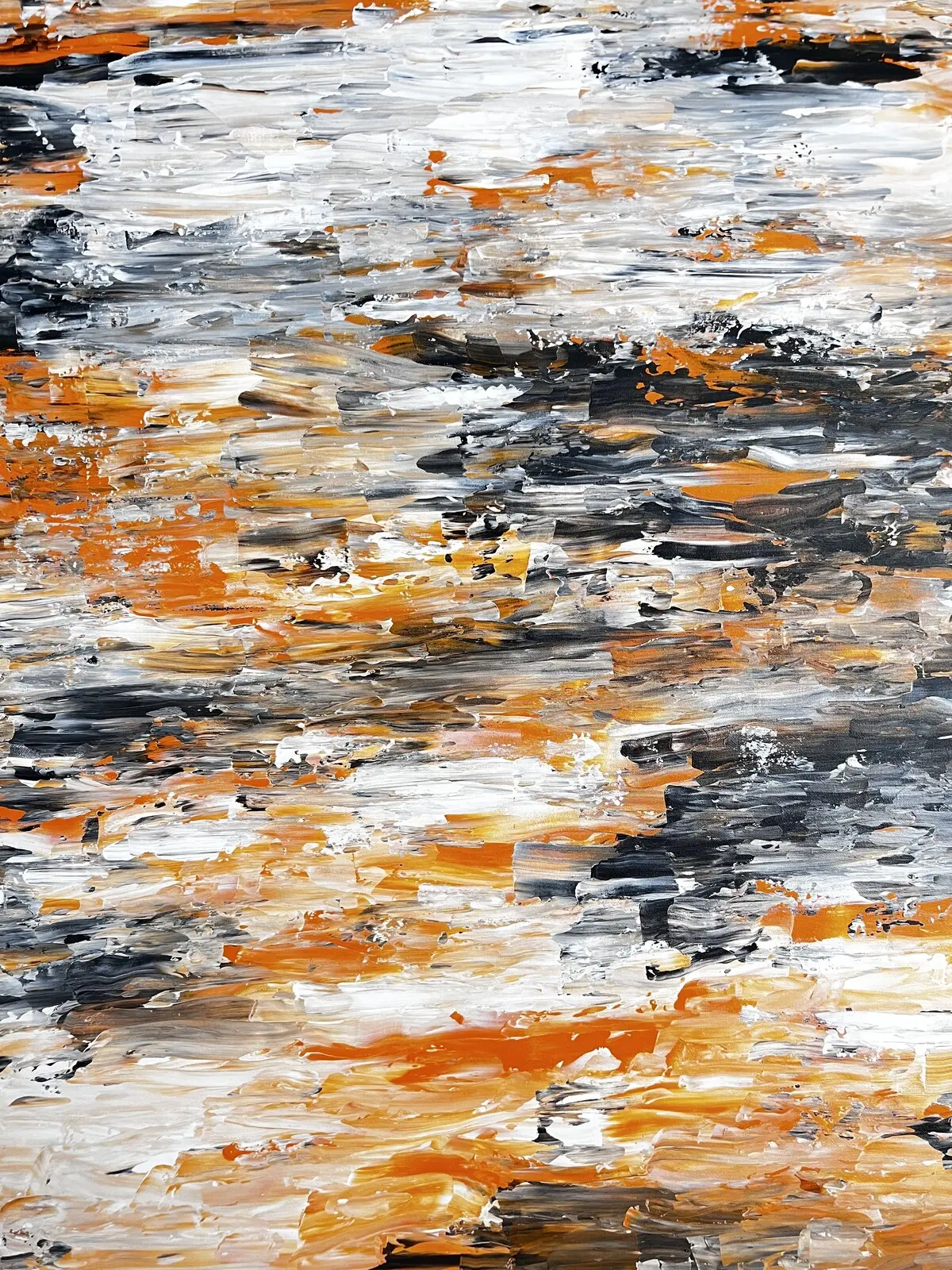 Akrylmålning Shade of orange #4 av Igor Solomko