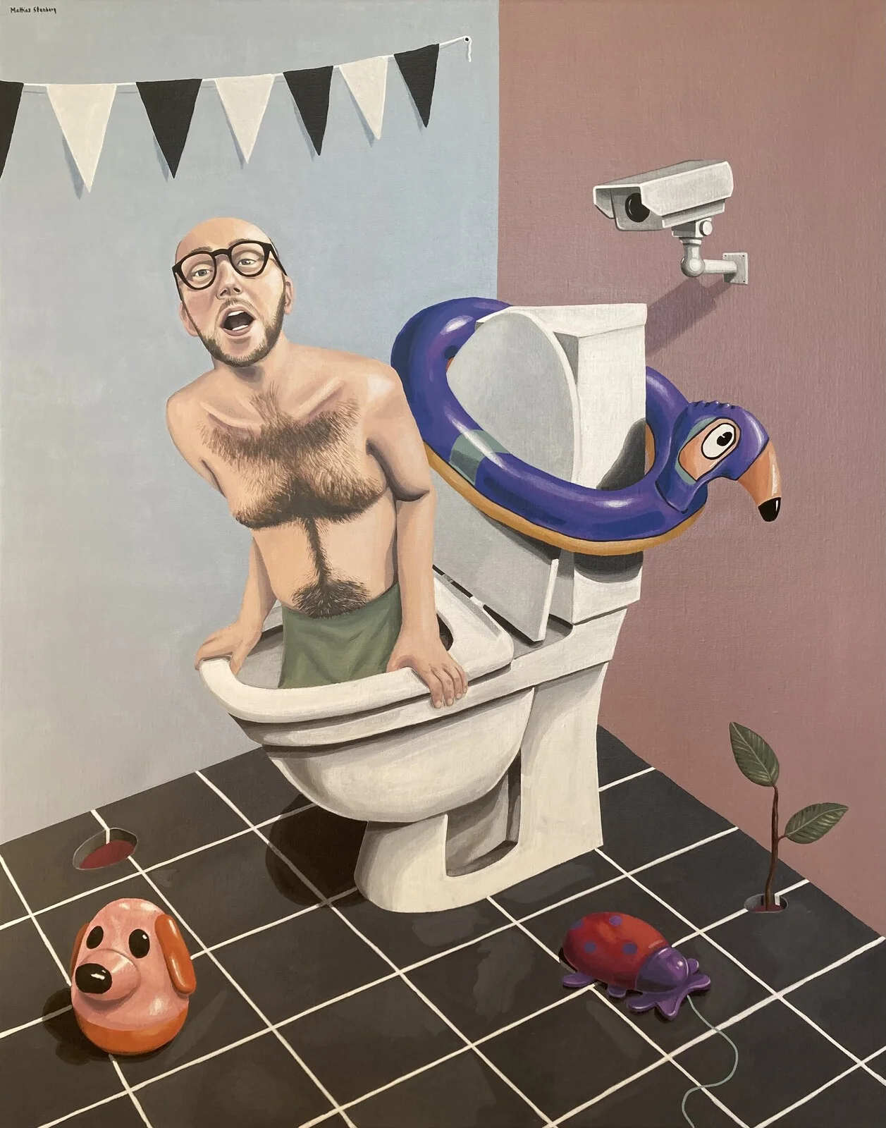 Akrylmålning Nostalgi av Mattias Stenberg