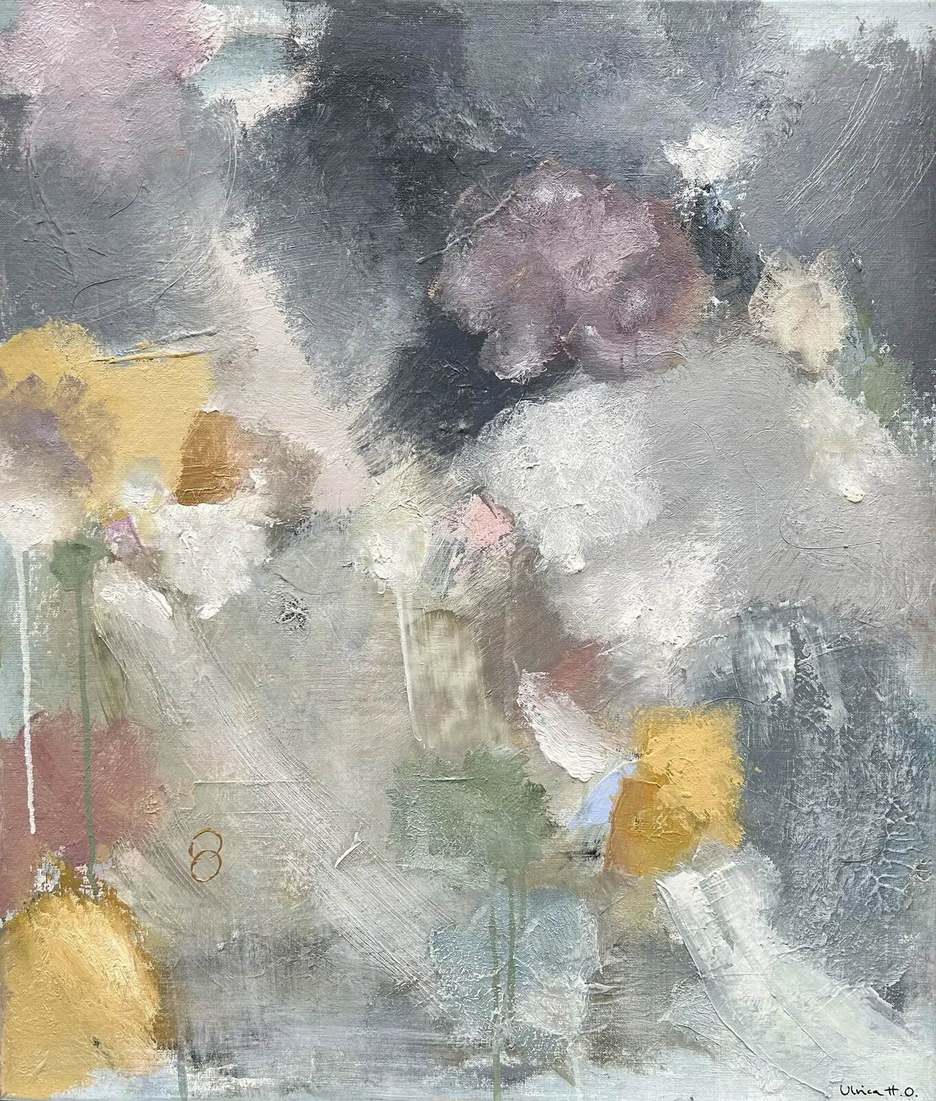 Akrylmålning Det är nu av Ulrica Halling Olsson_art Stockholm