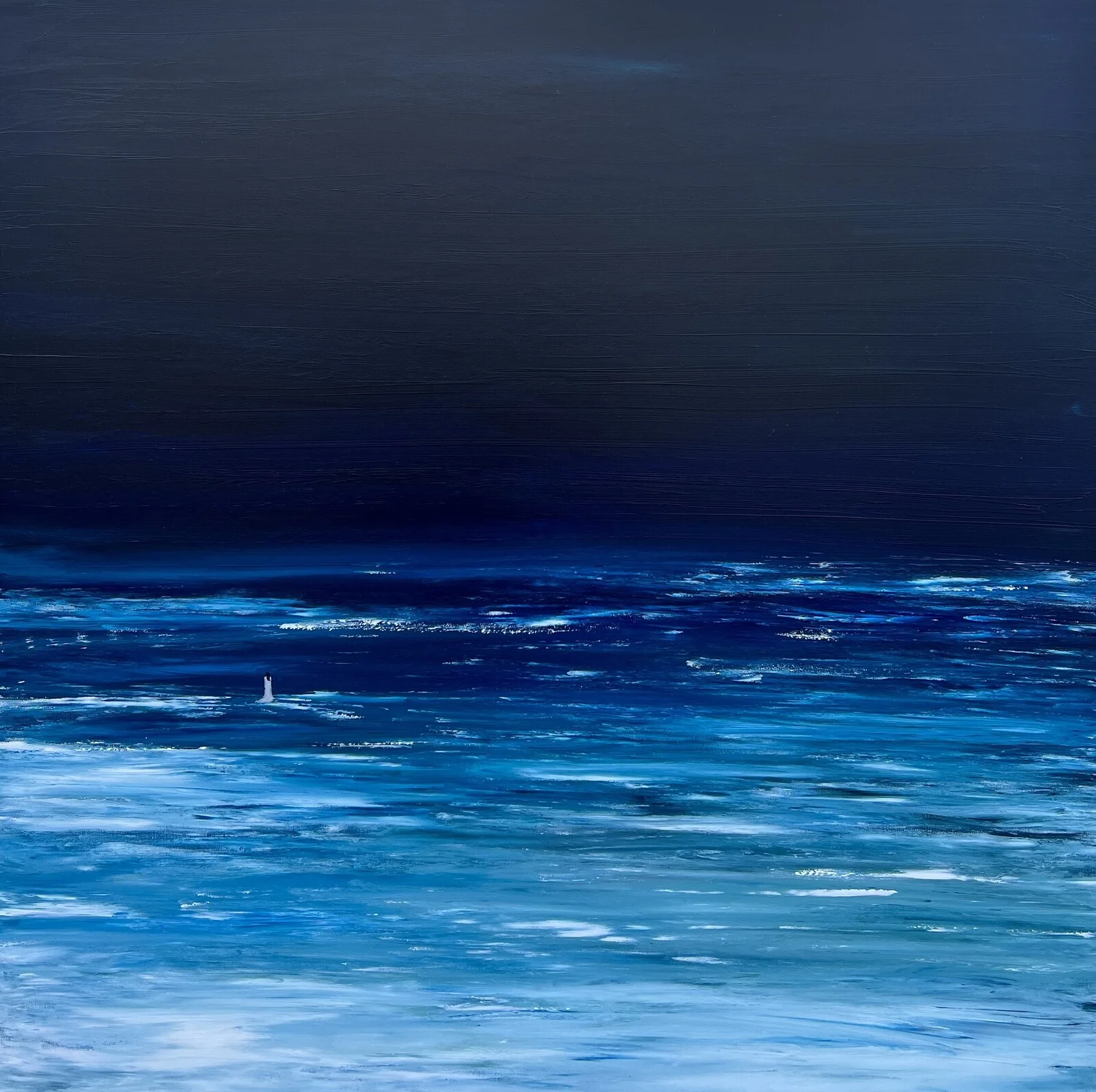 Akrylmålning Standing strong but i miss You av Kima Edell