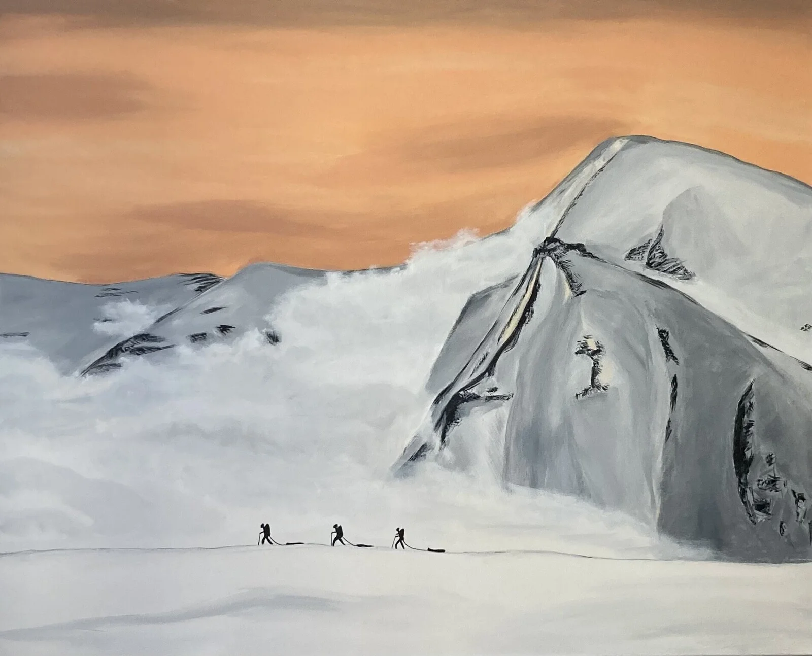 Akrylmålning Growth av Alyona Siergieieva - Designfull Art