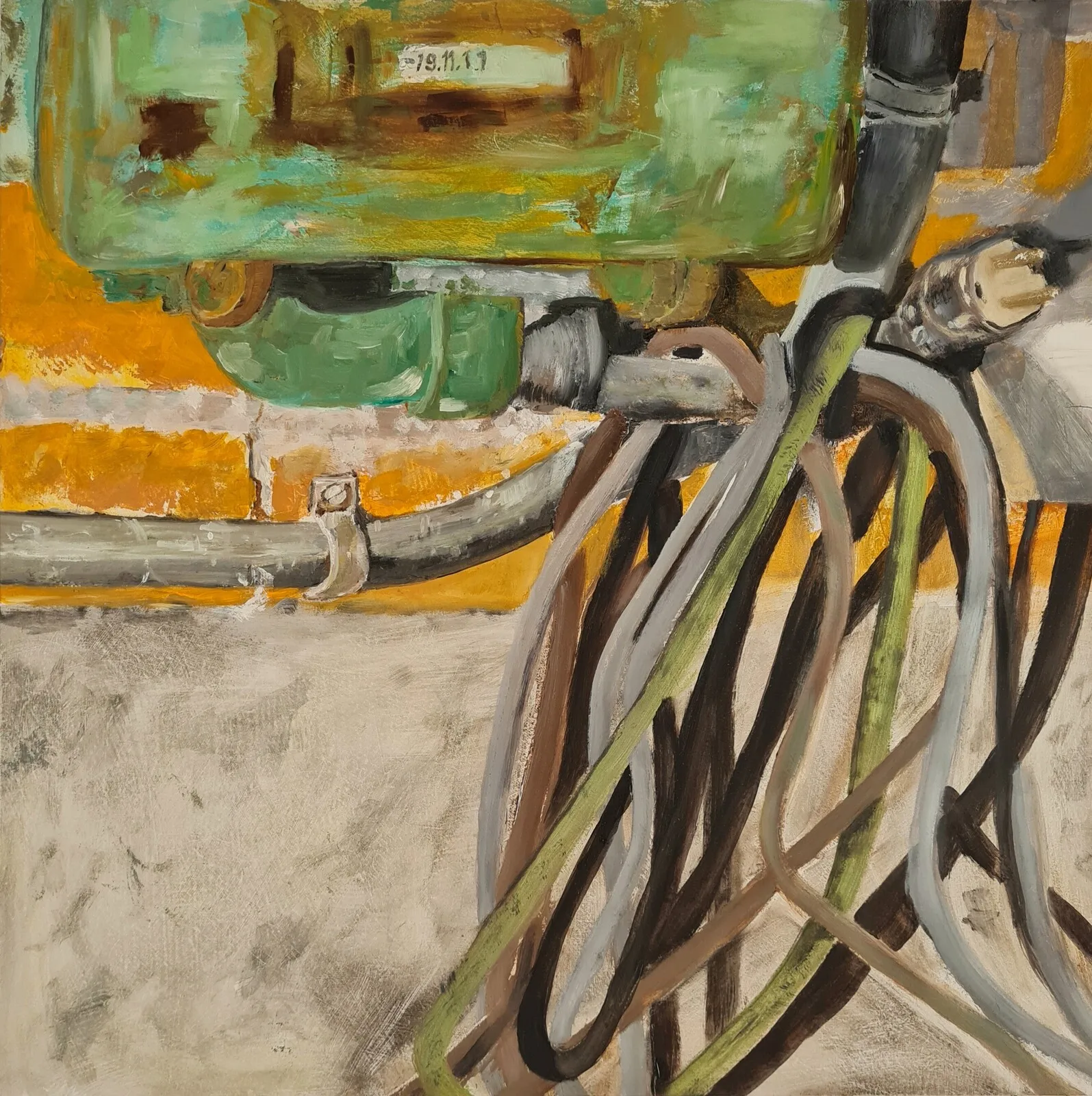 Oljemålning Hur var det nu igen av Mia Wikland