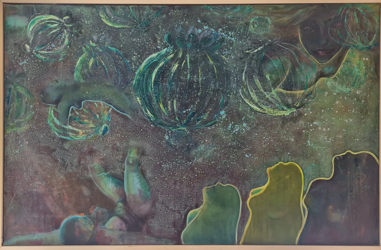 Akrylmålning Resan av Mia Wikland