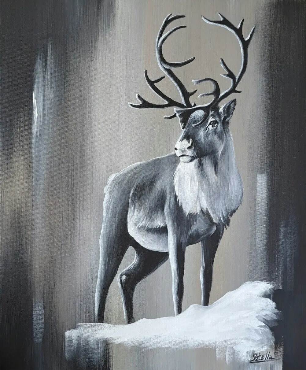 Akrylmålning Akrylmålning av Stella Backman