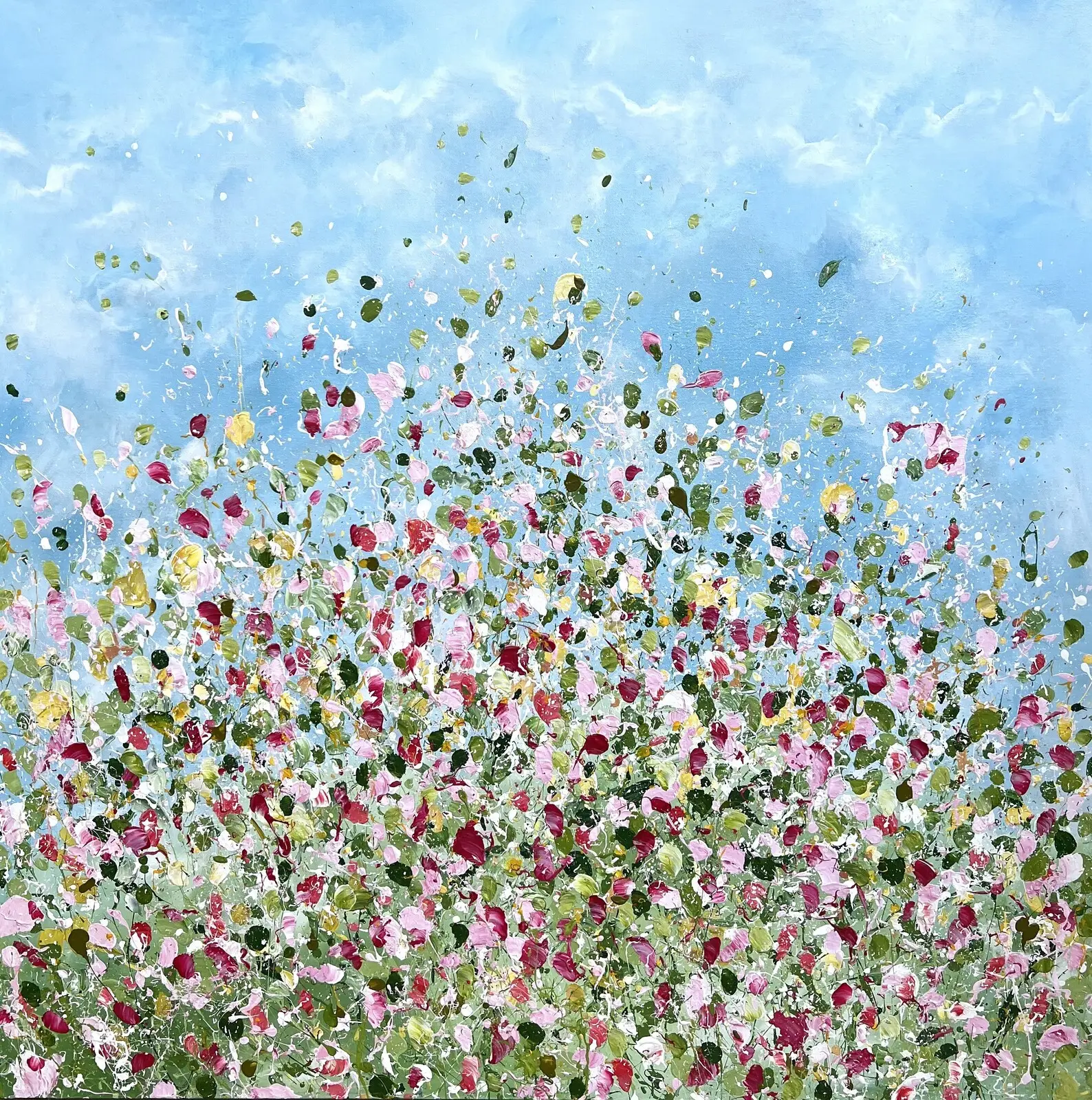 Akrylmålning WILD FLOWER  12000kr av Anna Artistockholm Brandt