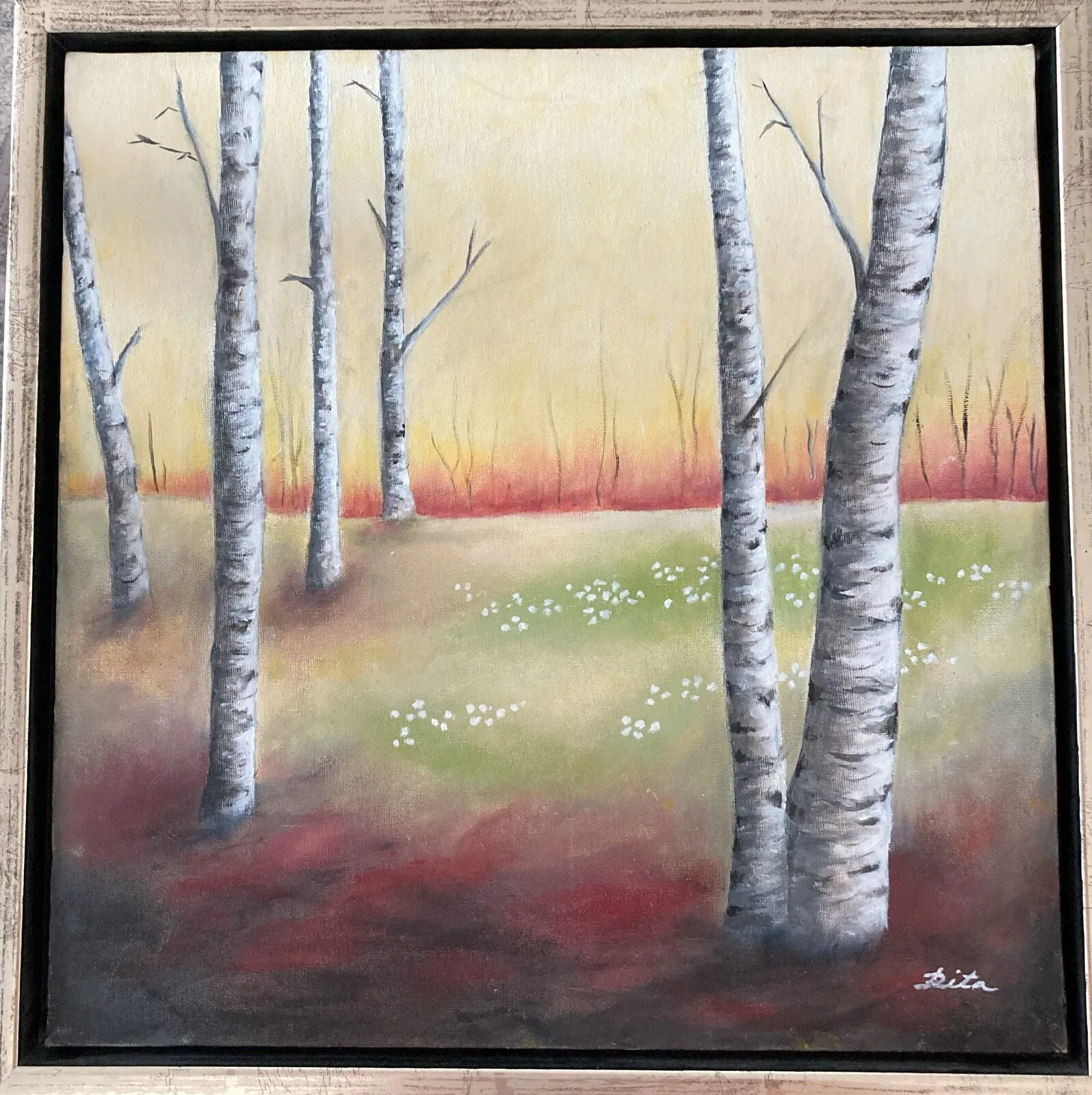 Oljemålning av Rita Börjesson