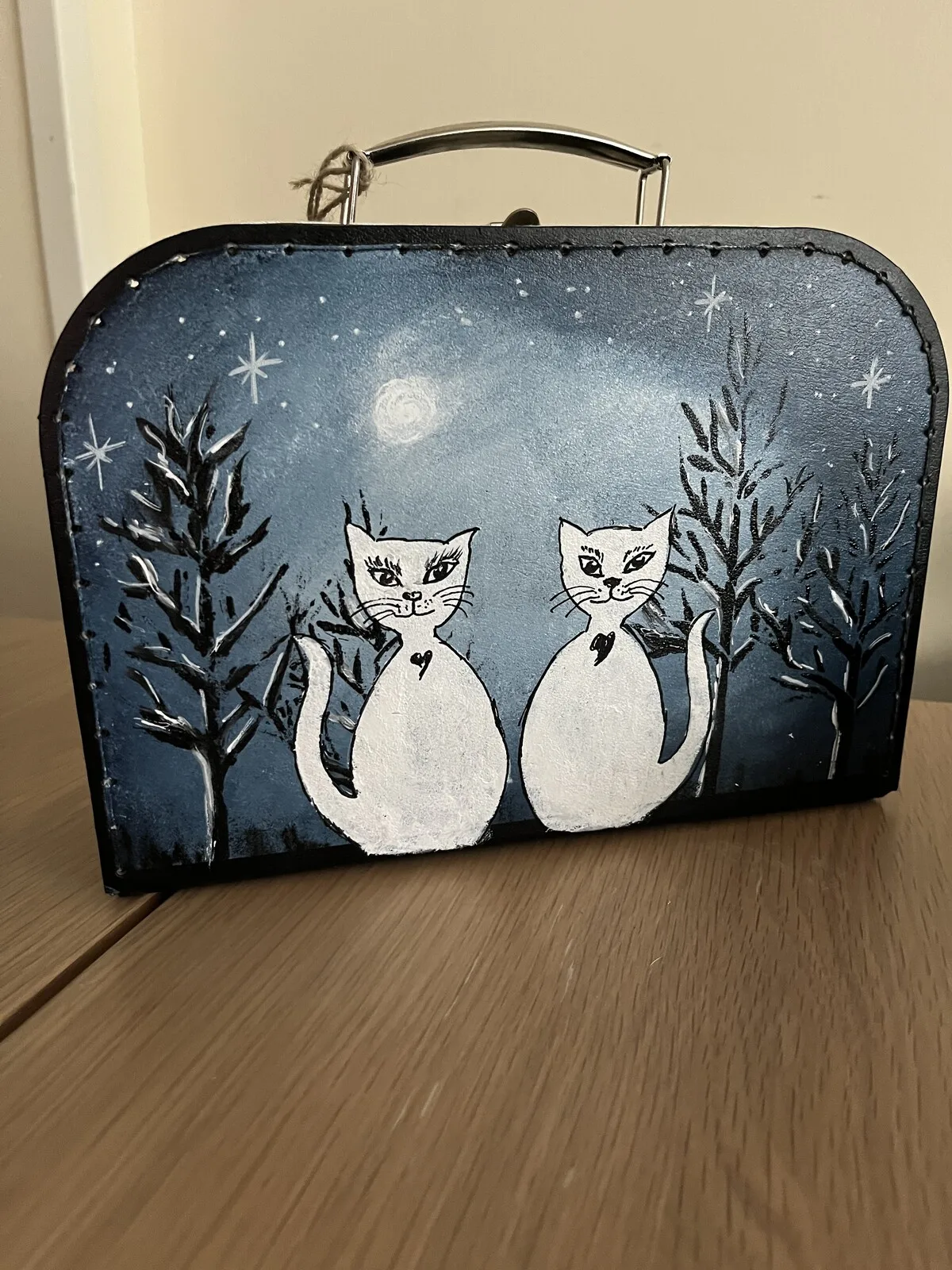 Akrylmålning Moonlight serenade av Amie Norrman Söderman