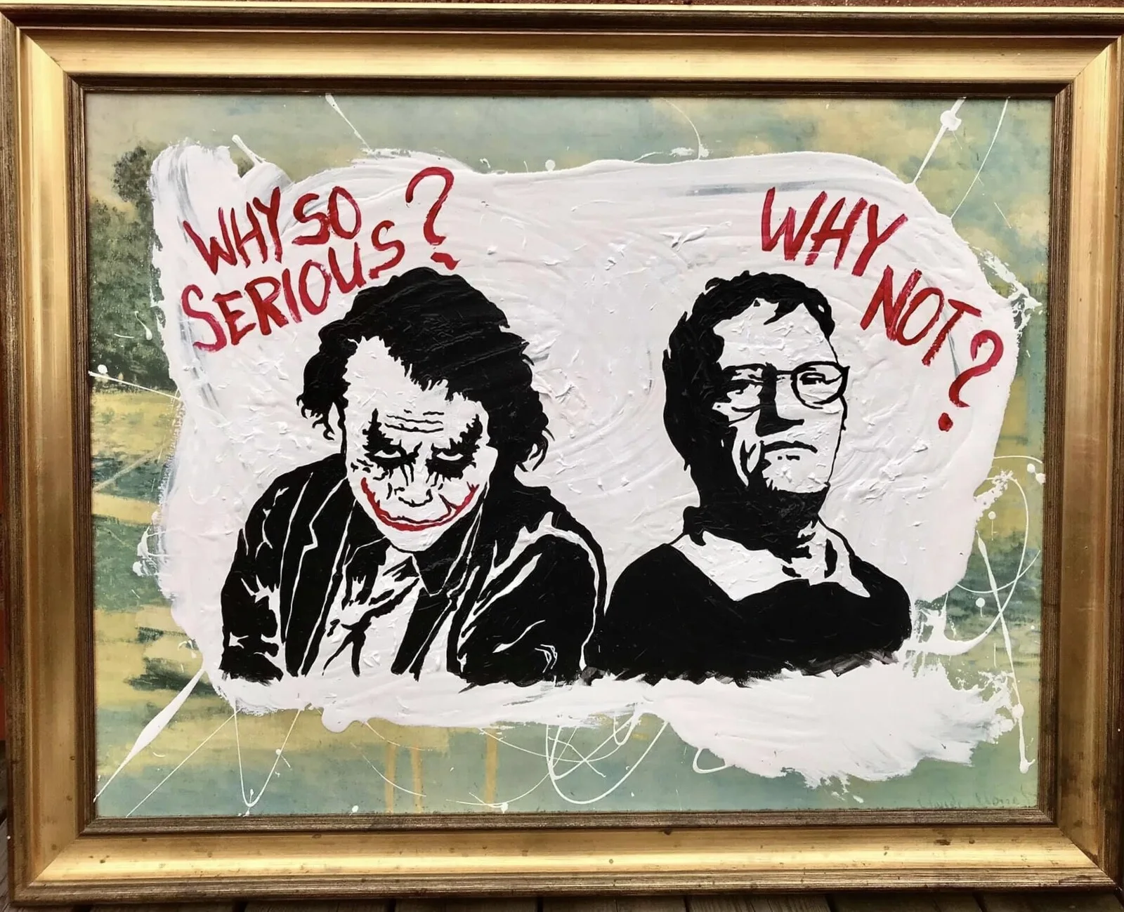 Akrylmålning #88 Chaos N’ Order av Dennis Borg