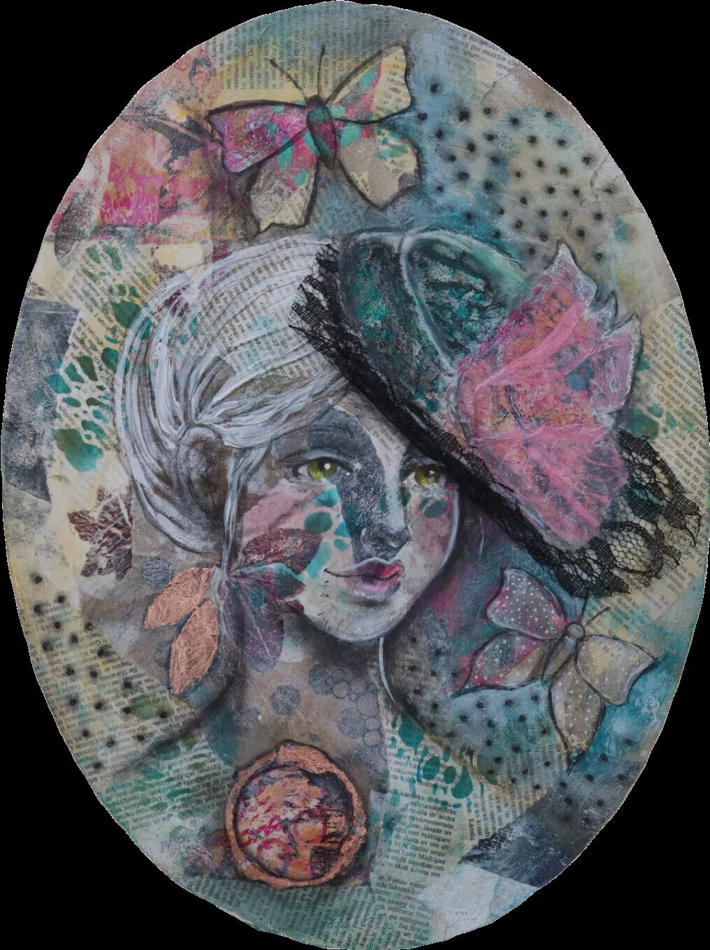 Lady with the hat av Susanna Klingborn